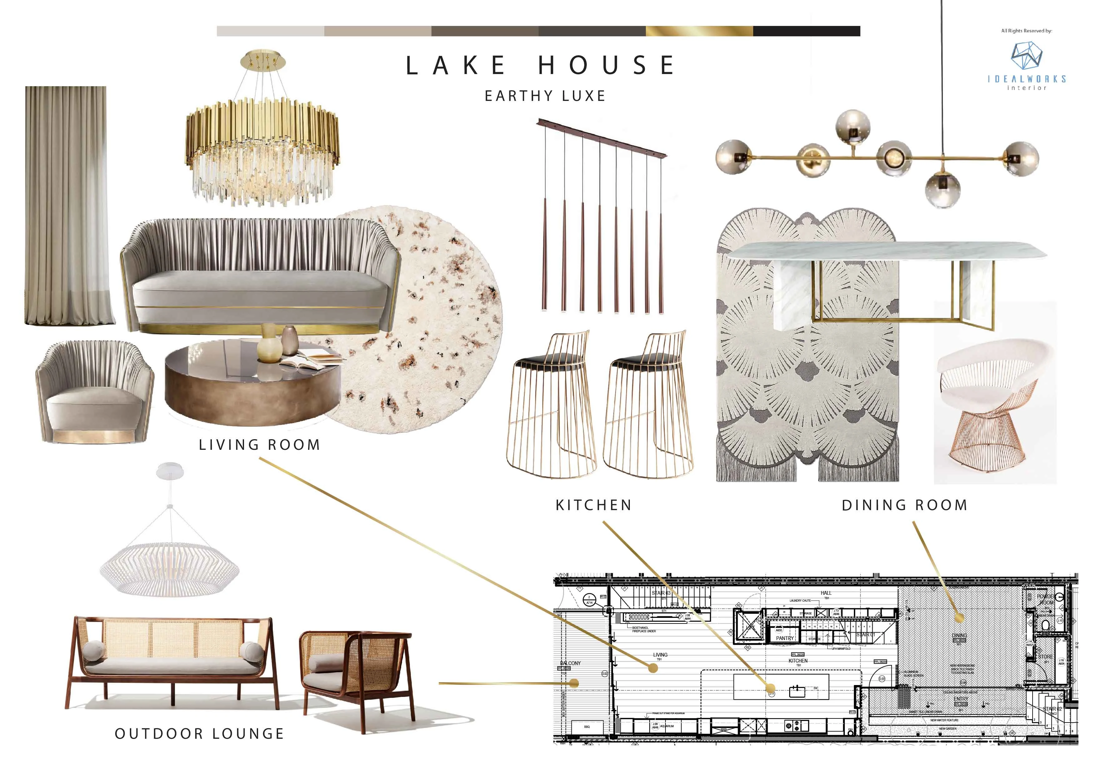 Furniture Moodboard Ground Floor Level