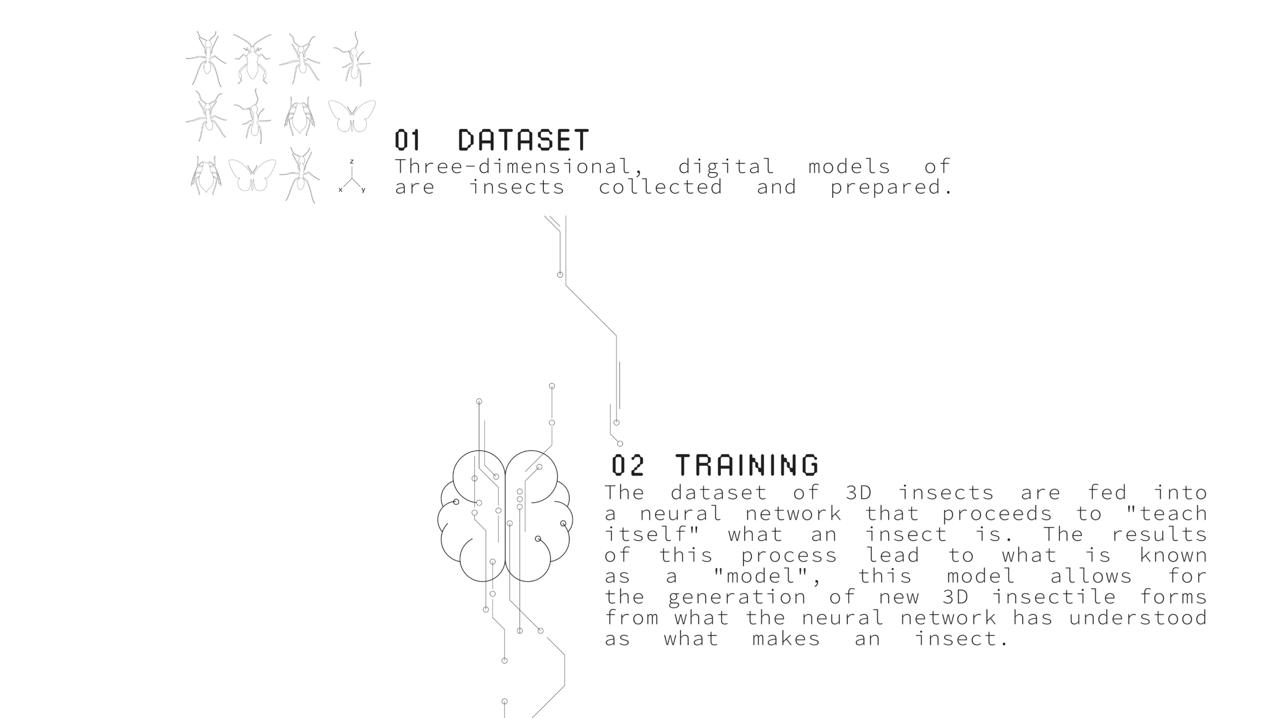 Screenshot of Artificial Remnants Website