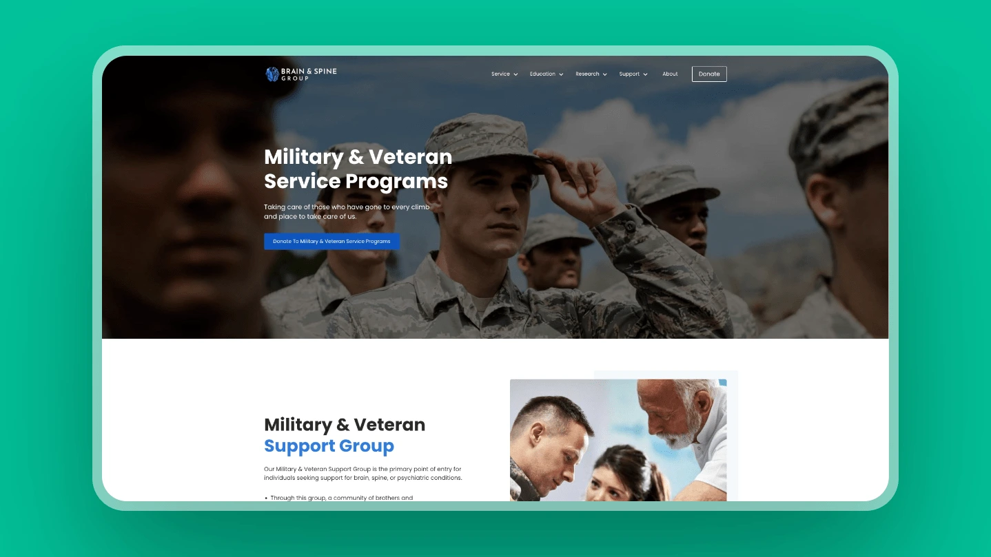 Service - Military & Veteran Service Programs (Redesigned)