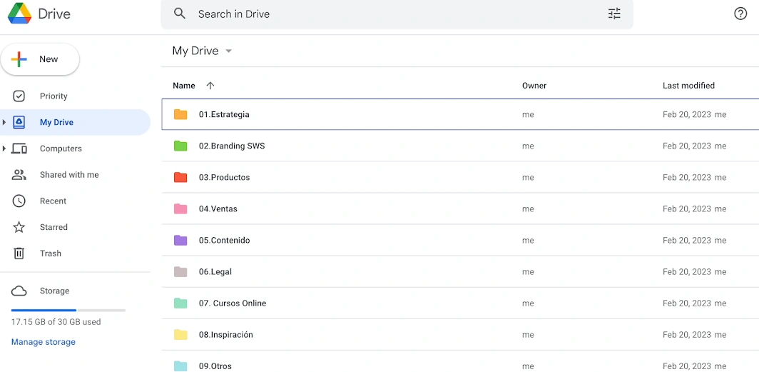 Google Drive Management