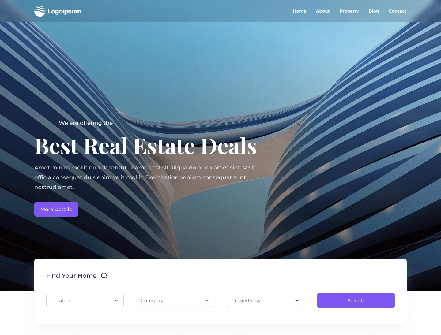 Real Estate Website