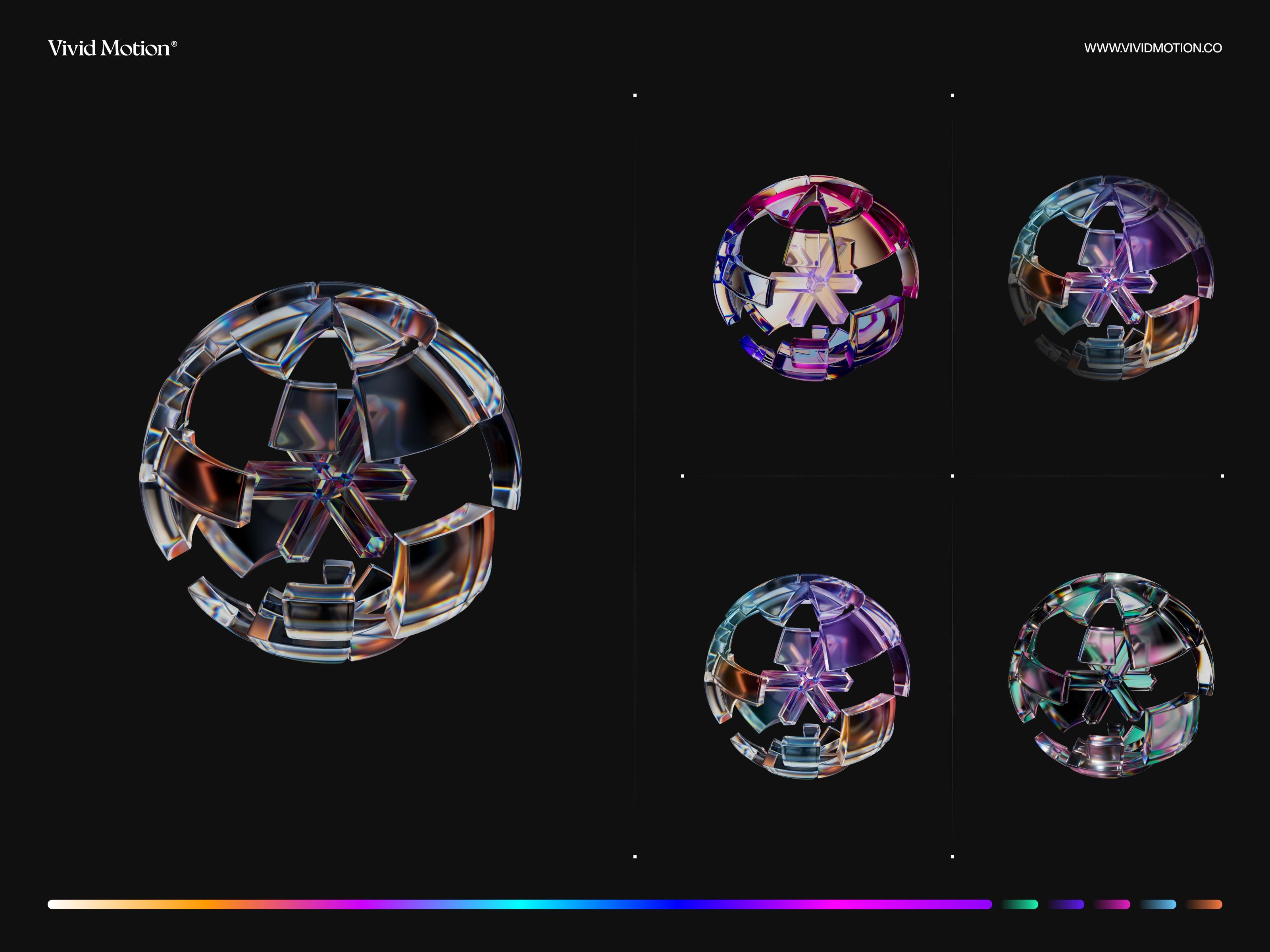 3D Glass Illustration - Interchain Defense