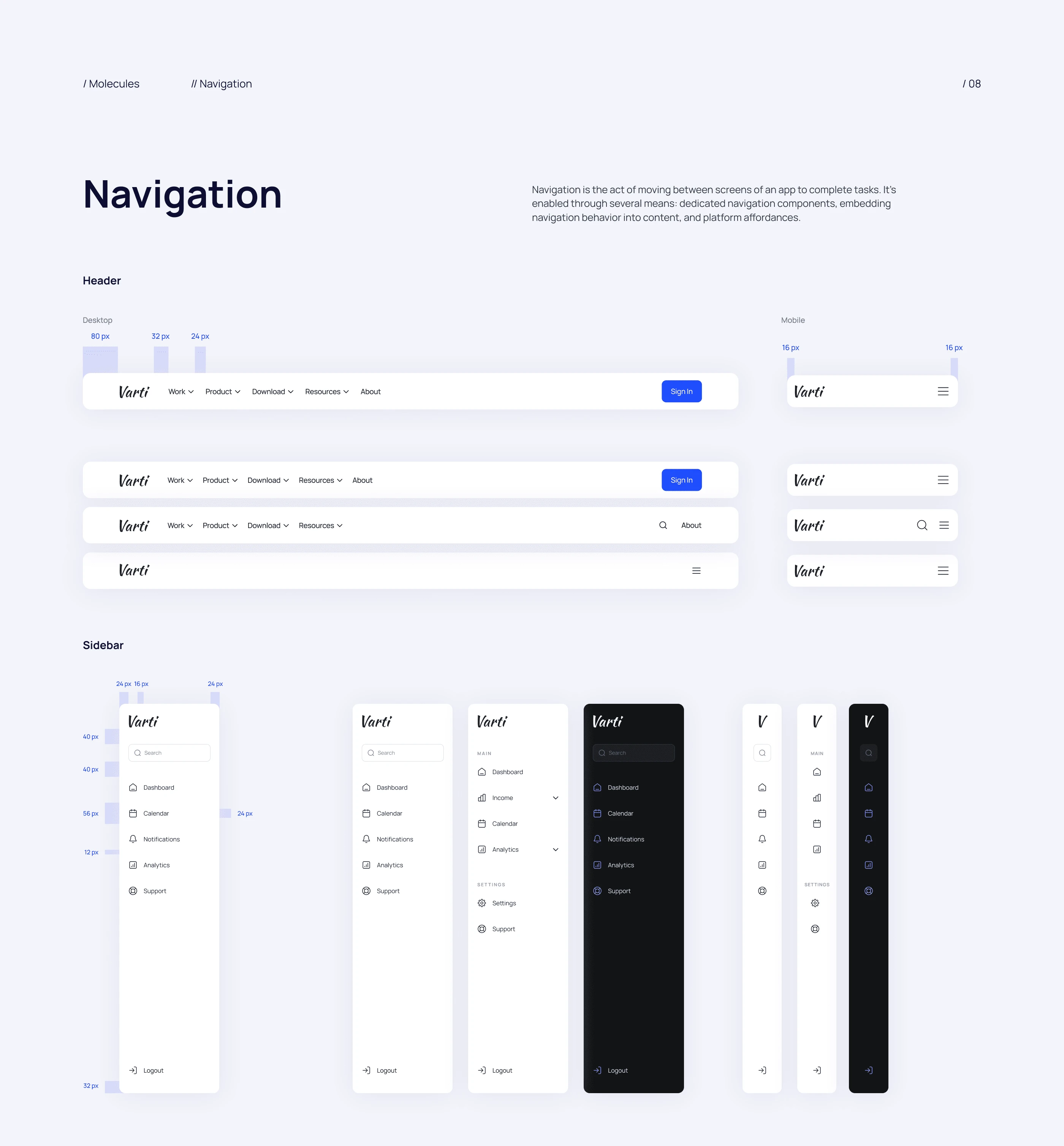 Intuitive navigation patterns for smooth user flow.