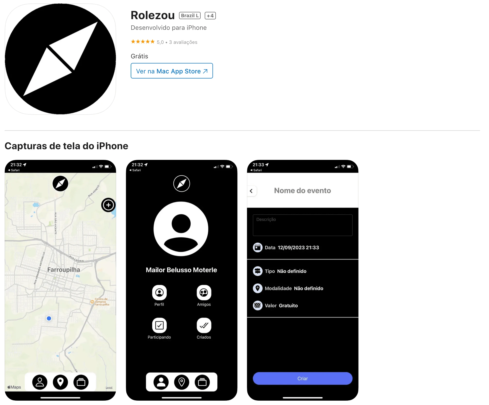 Rolezou on AppStore