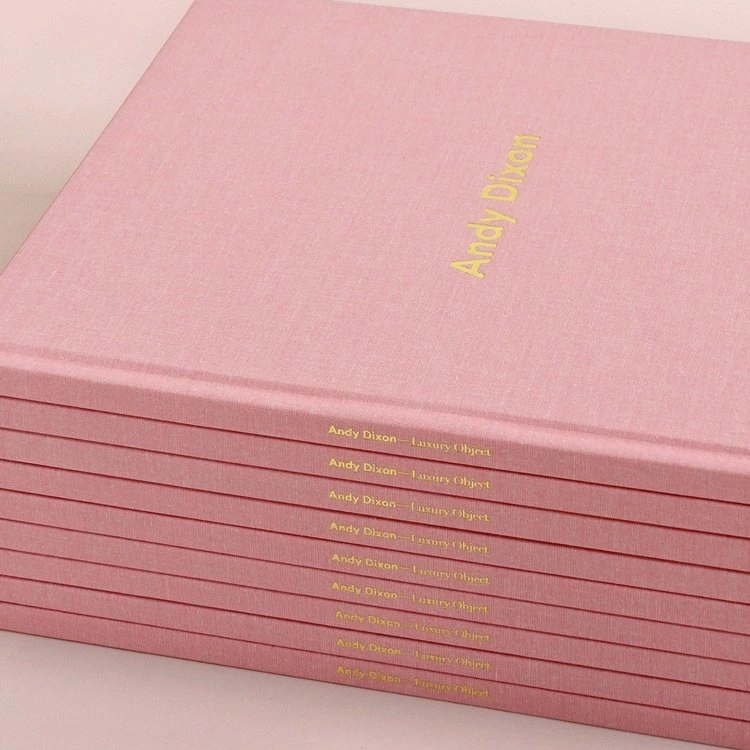 Andy Dixon — Luxury Object 
Book Design, Linen Hardcover, Gold Foil