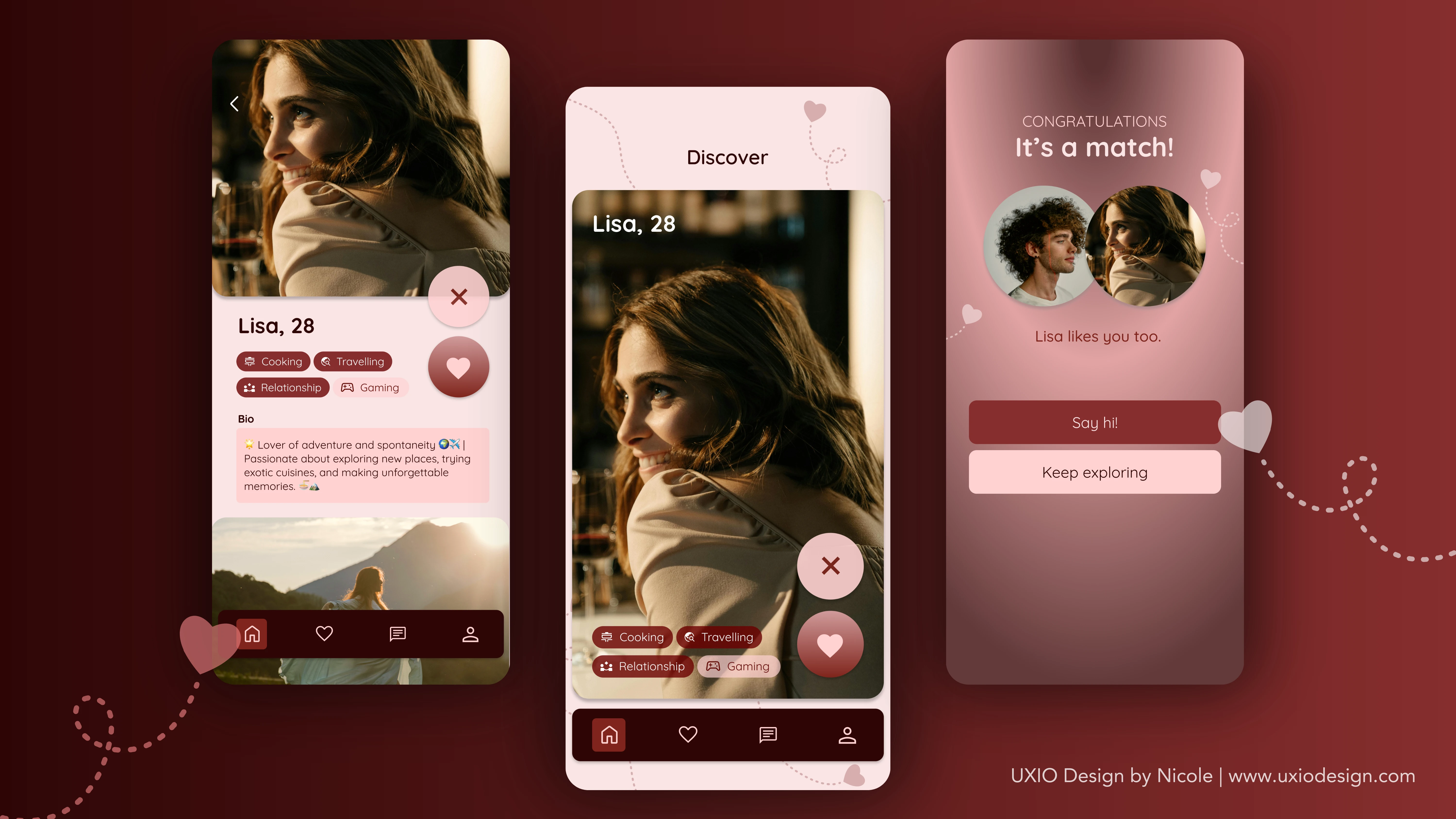 Dating App UI