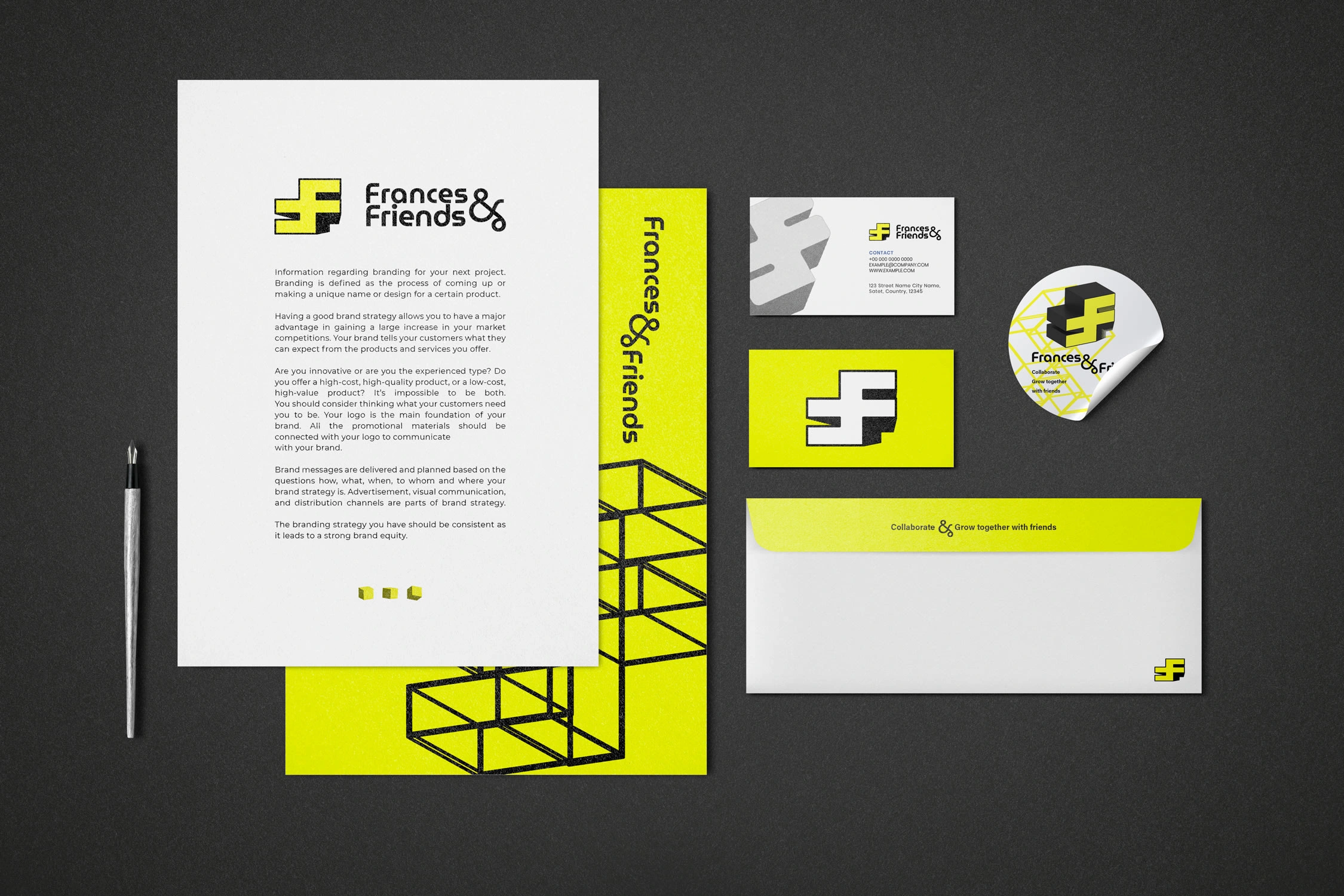 Brand kit/stationery design