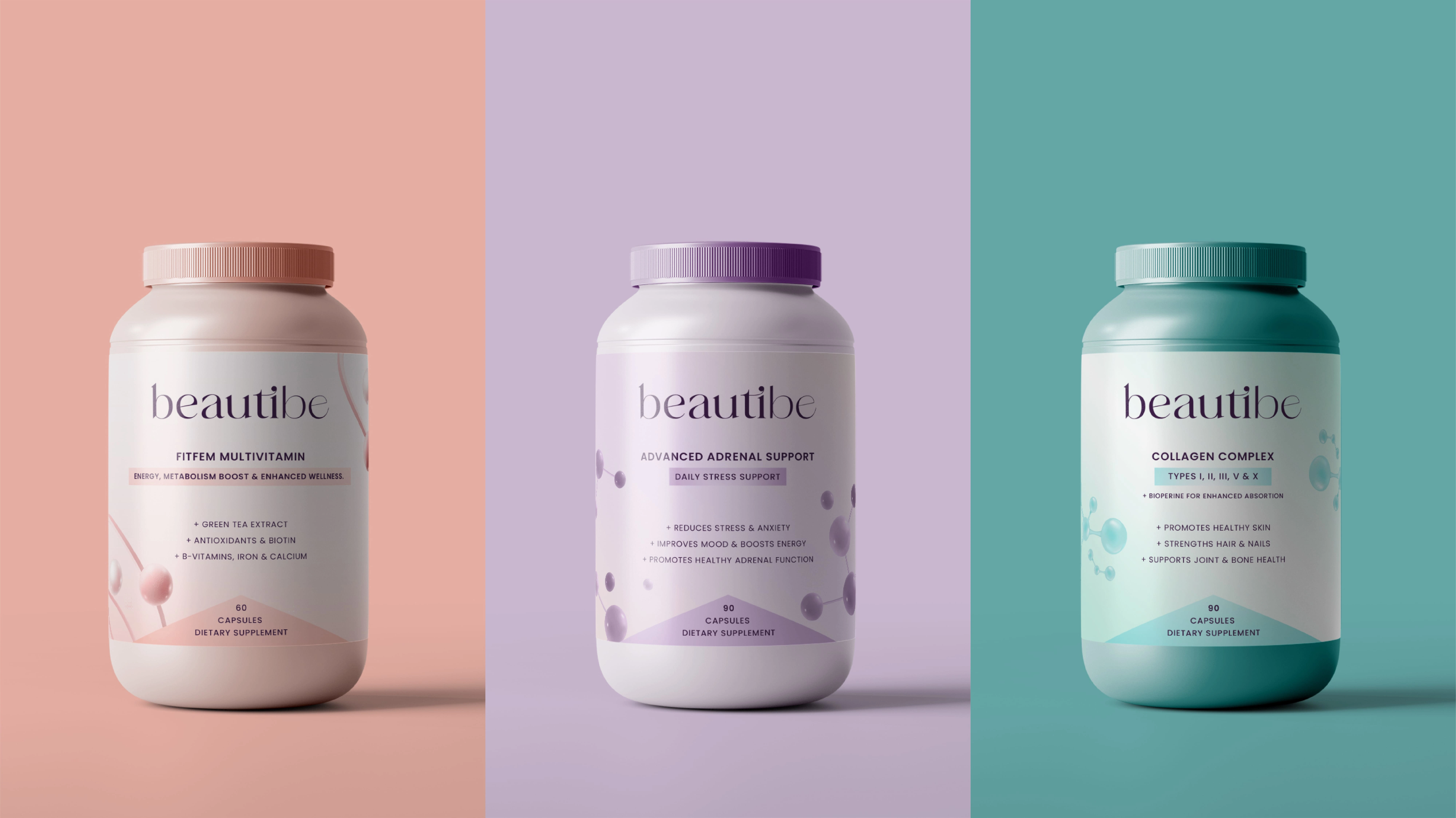 Supplement Bottles Packaging Design