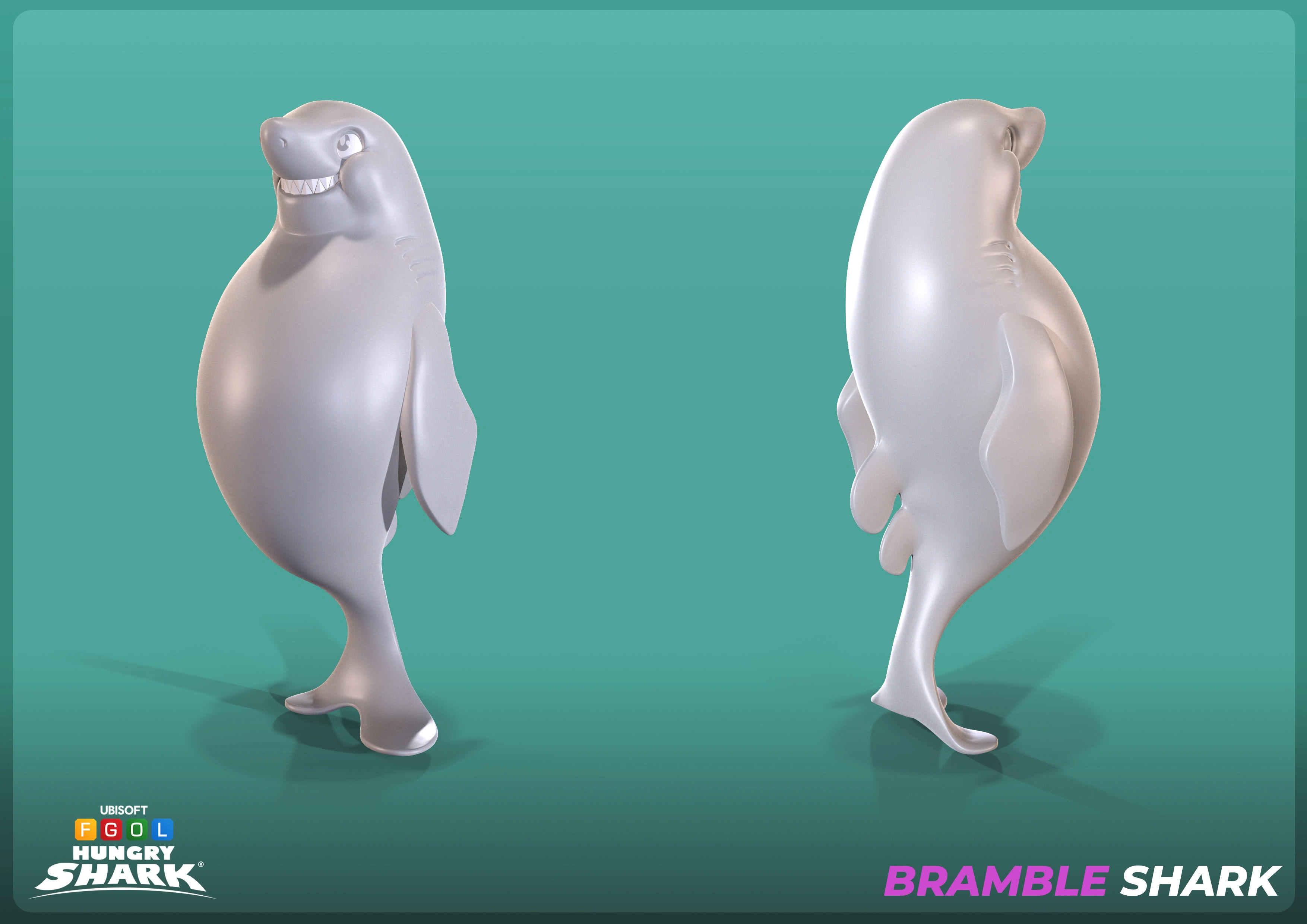 Bramble Shark Zbrush Sculpt