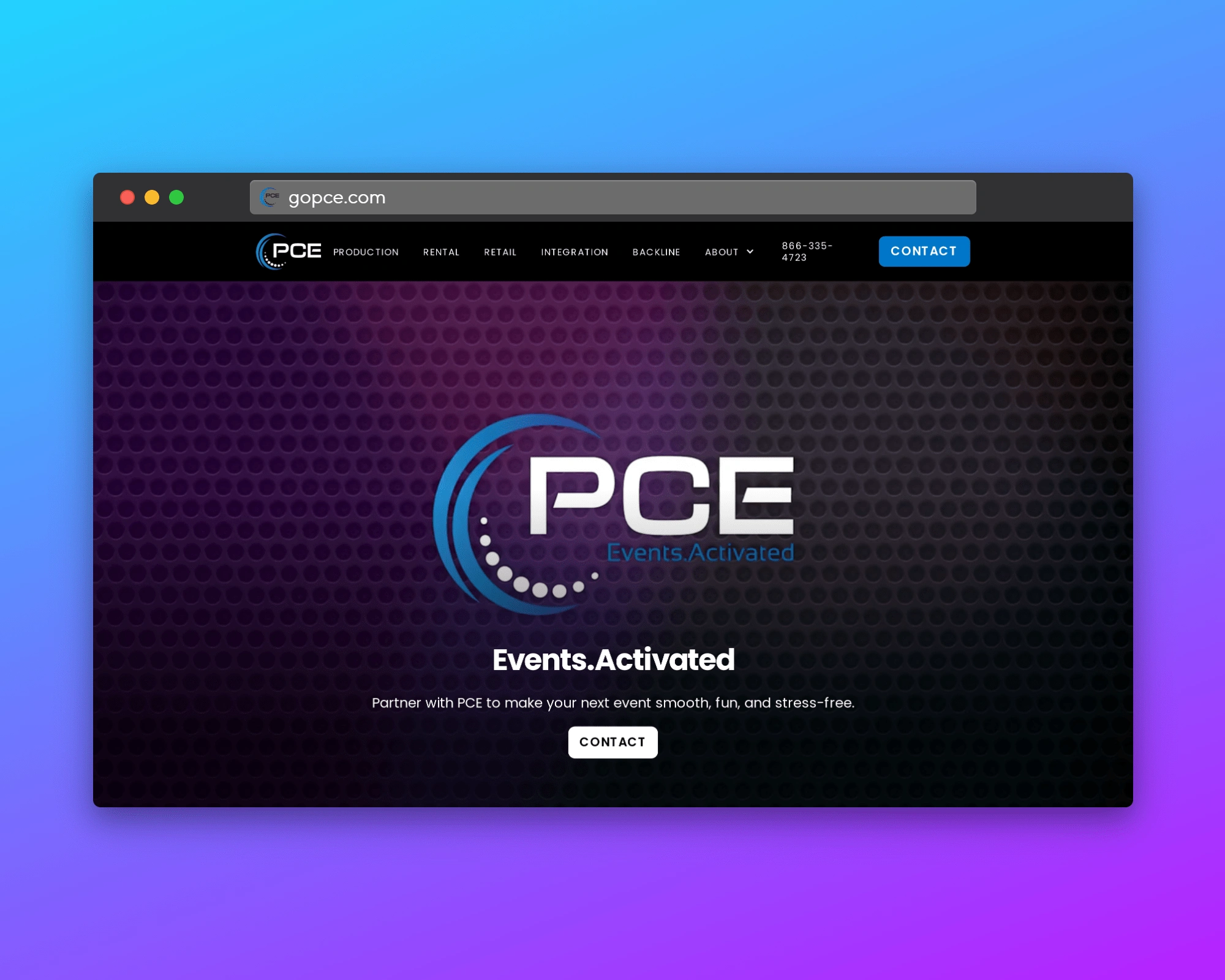 PCE - Website