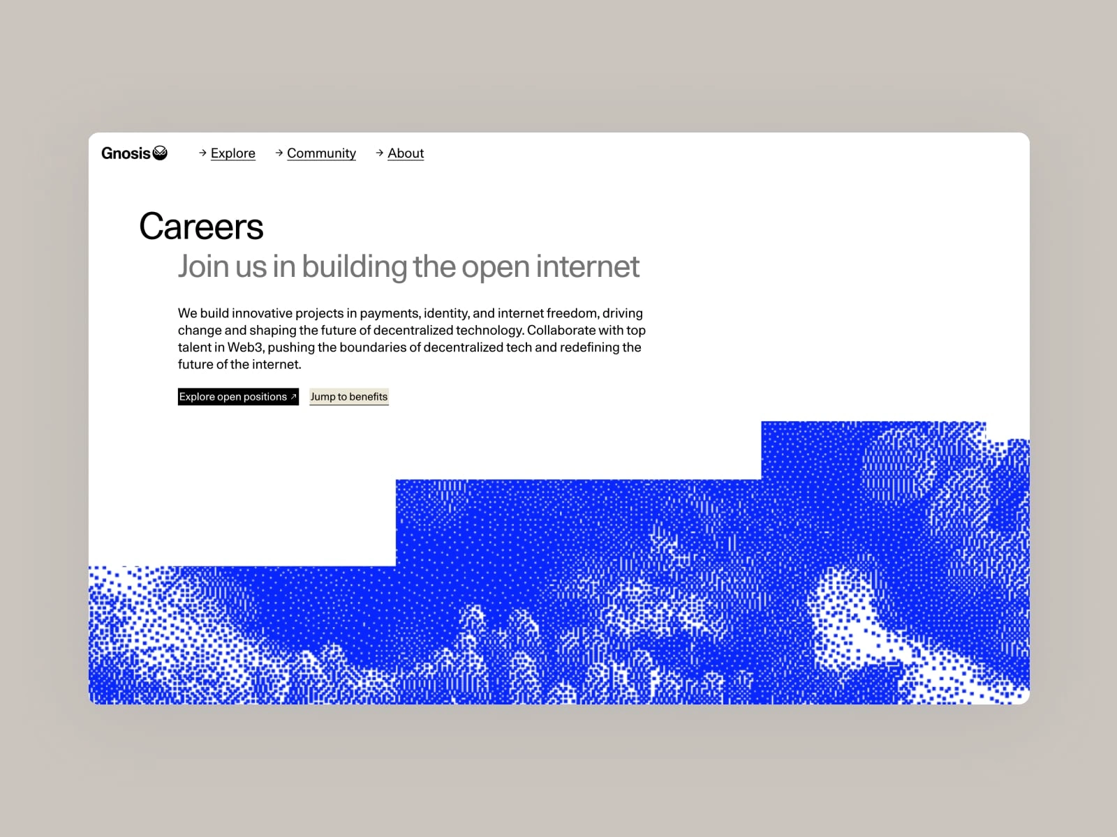 Careers page