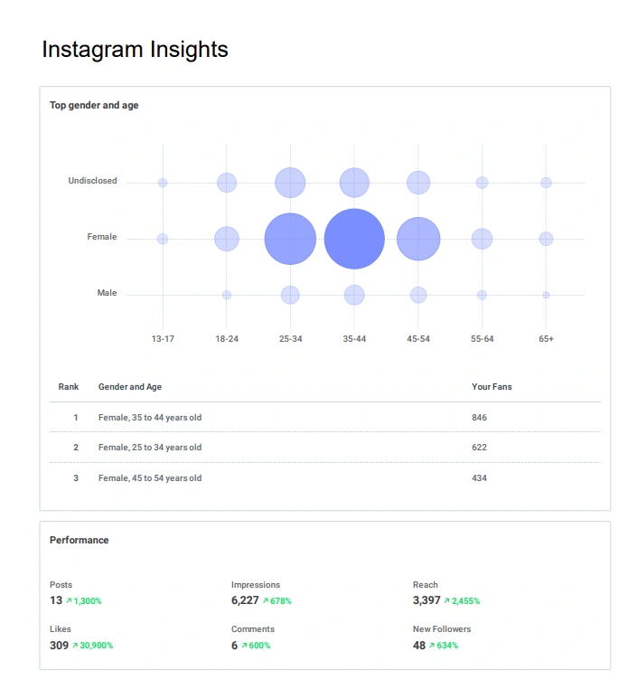 Instagram Insights Sample - April 2024