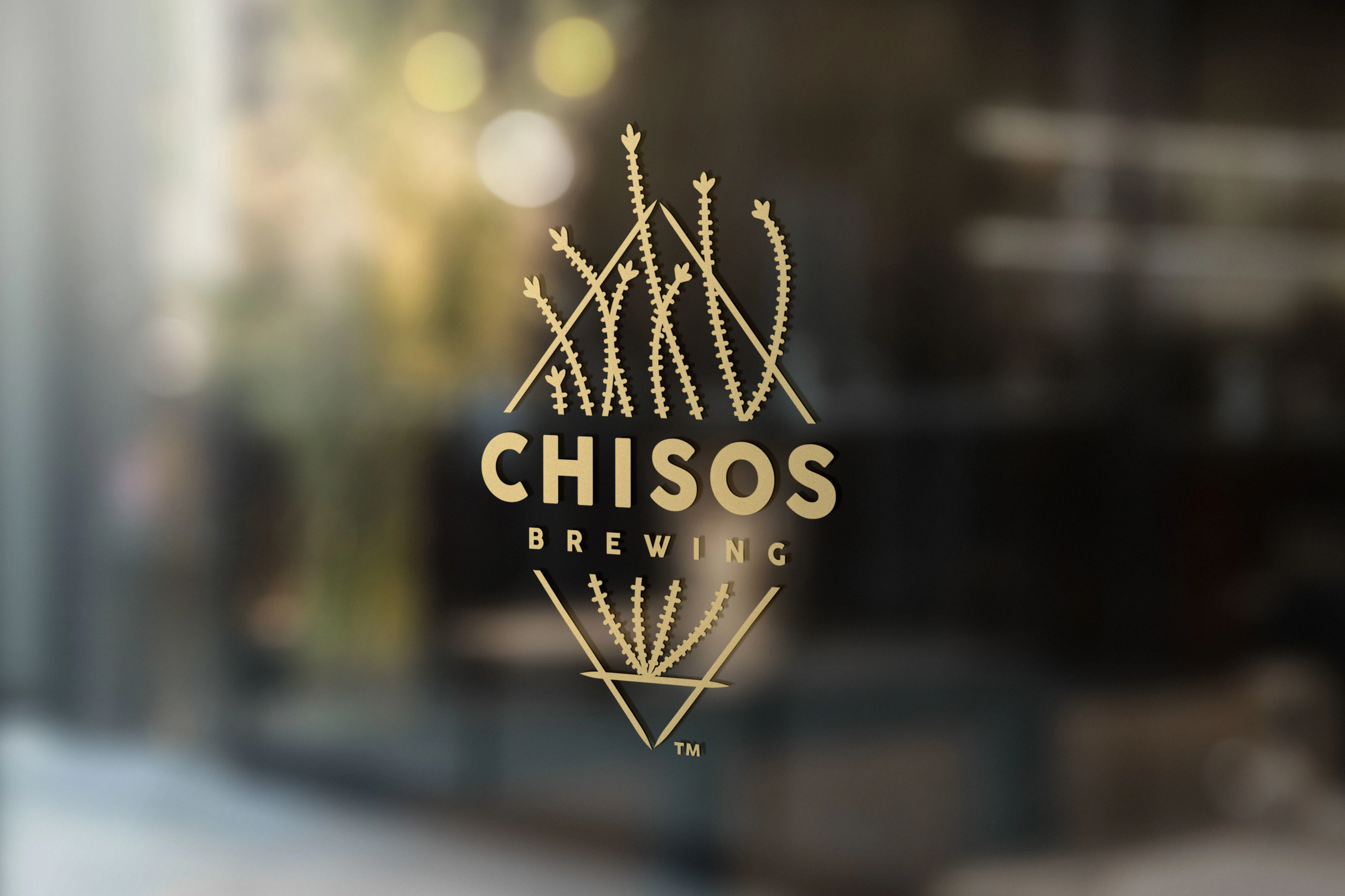 Chisos Brewing: Taproom Window Signage