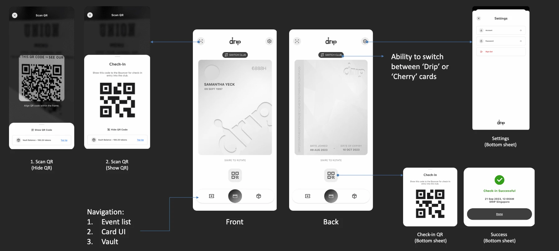 Card Design Features