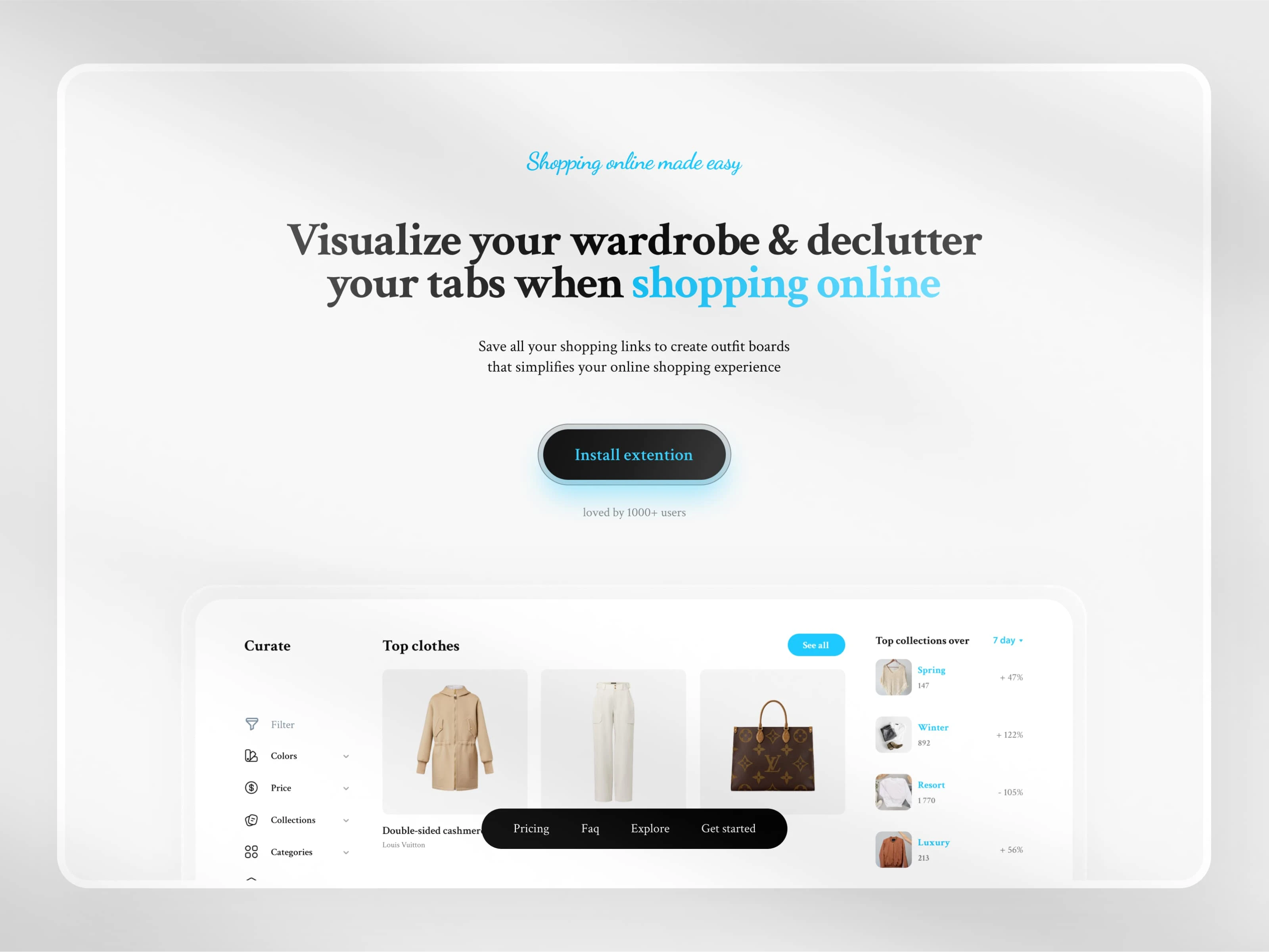 Landing page