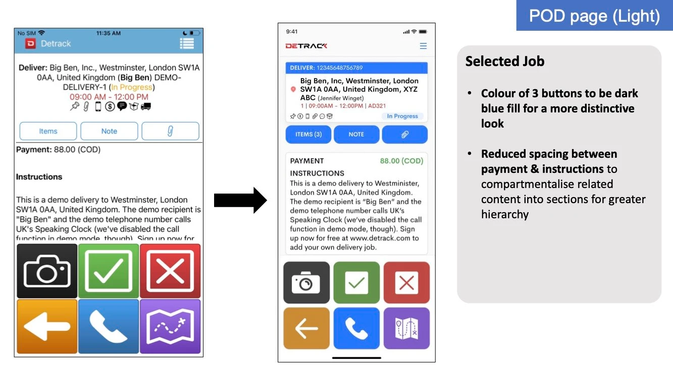 POD Page - Light Mode
