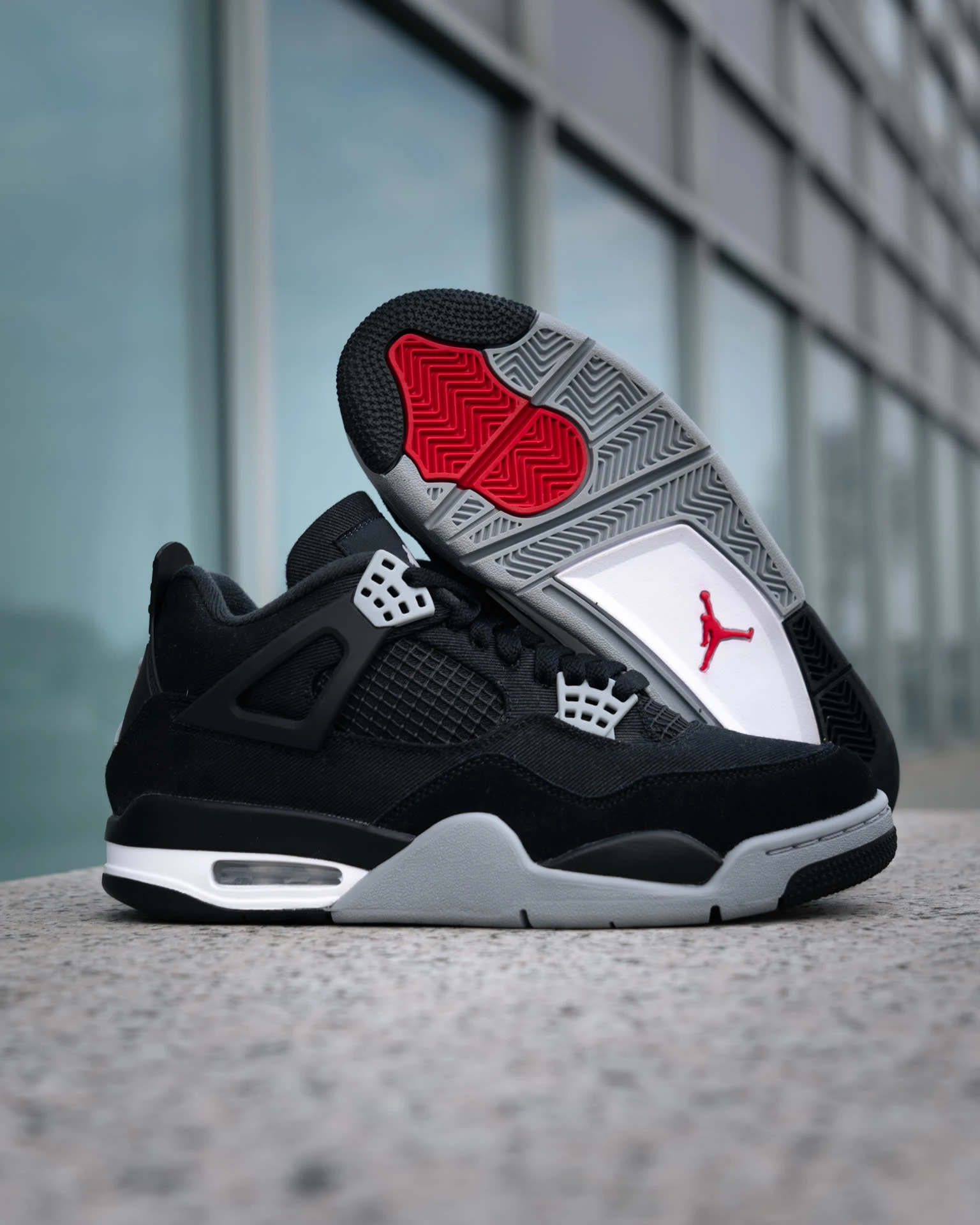 Jordan 4 Retro SE Black Canvas