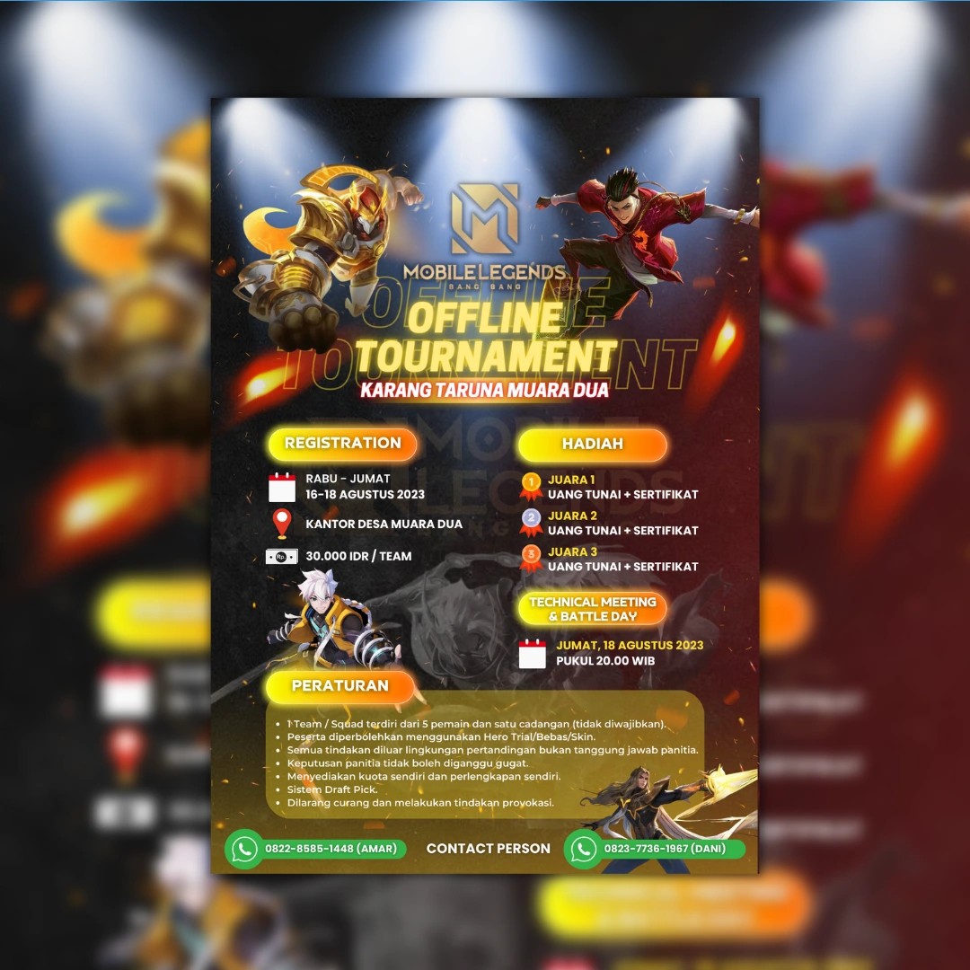 Mobile Legends Bang Bang Tournament Flayer