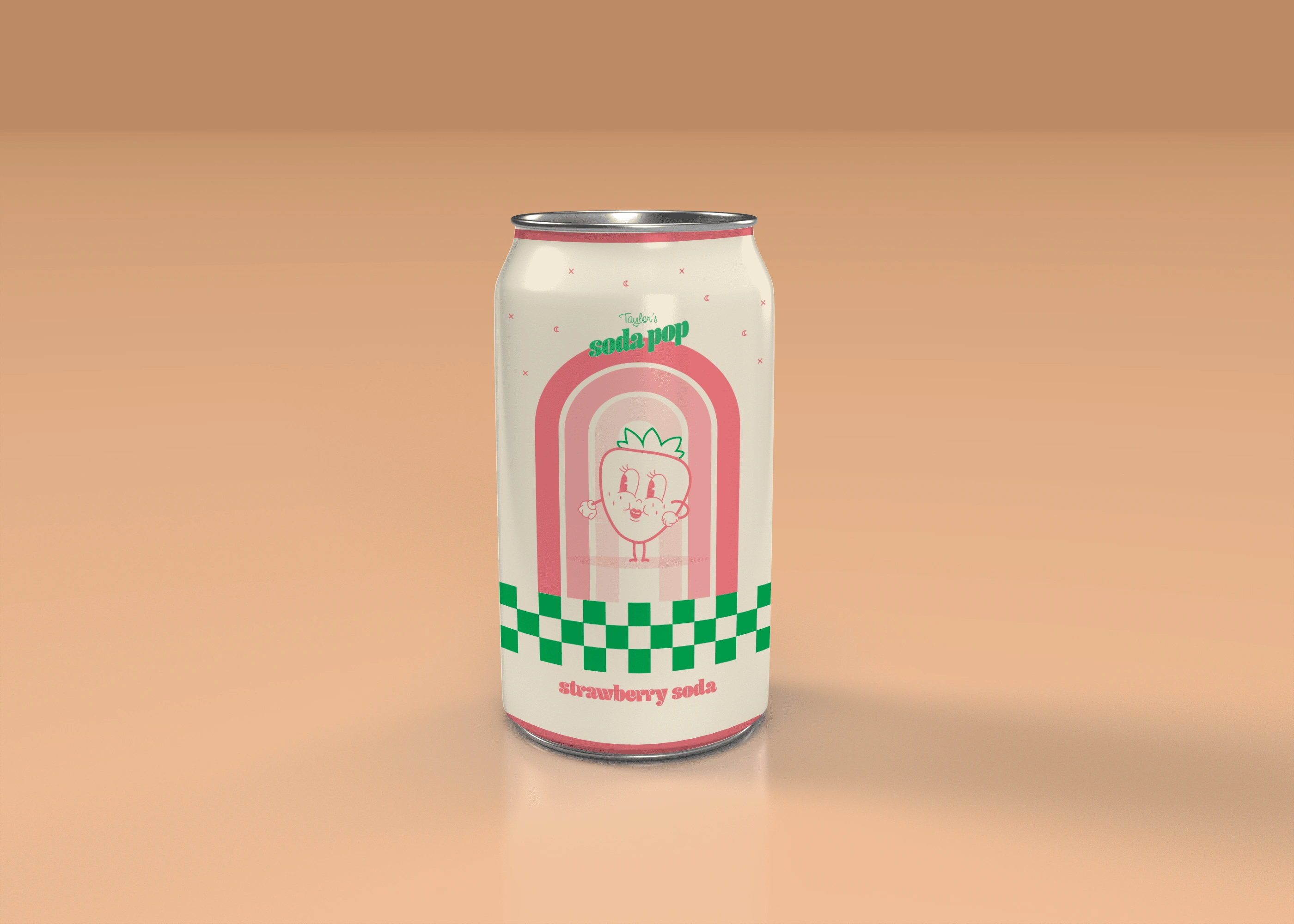 Strawberry Soda Design.