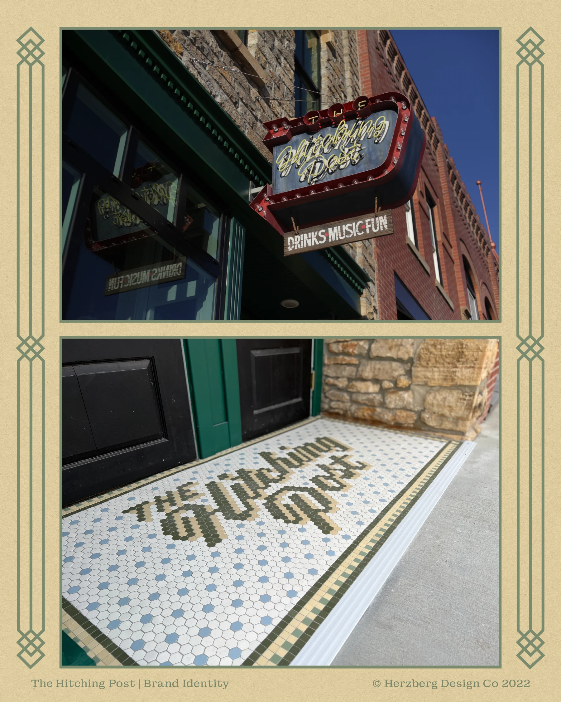 Signage and tile lettering