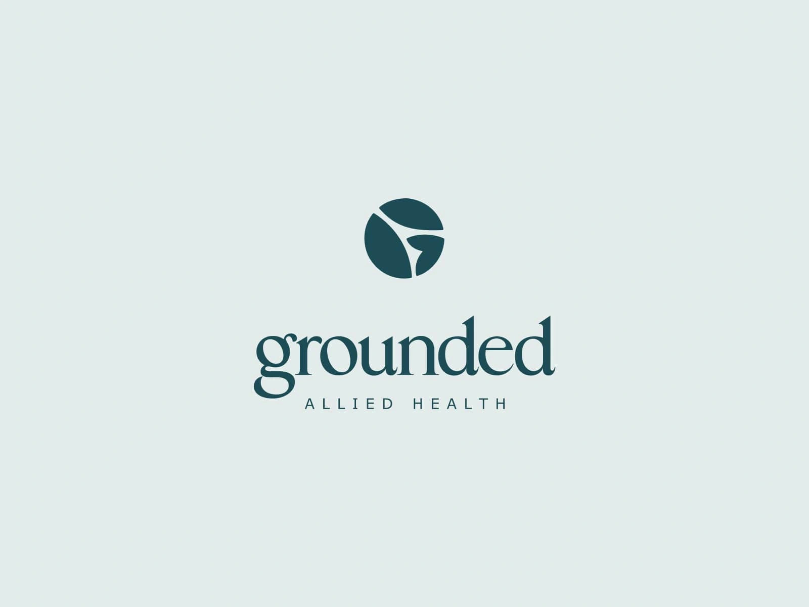 Grounded Allied Health Stacked Logo