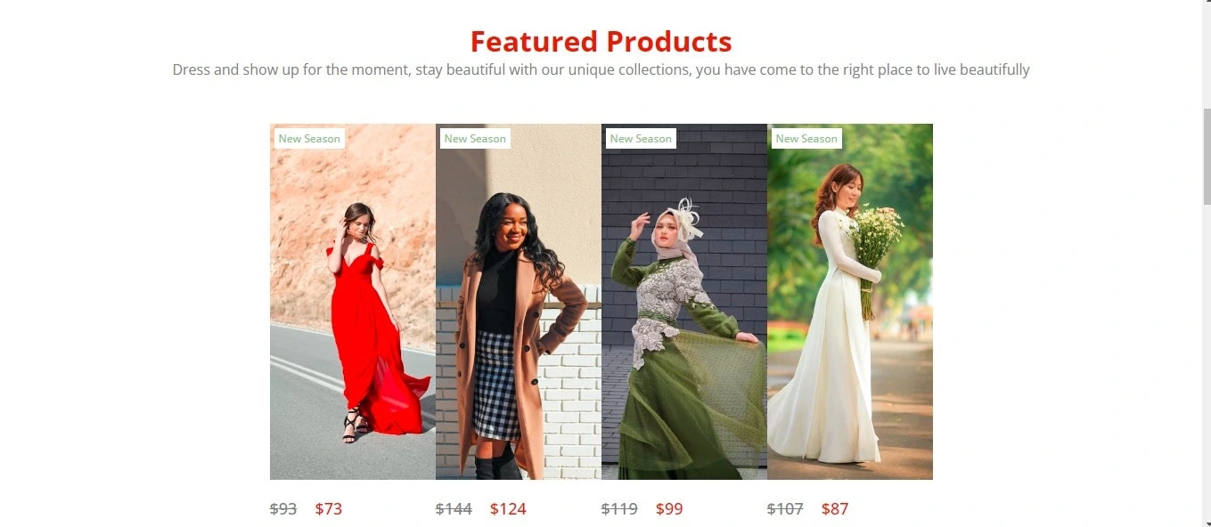 Featured Products Section