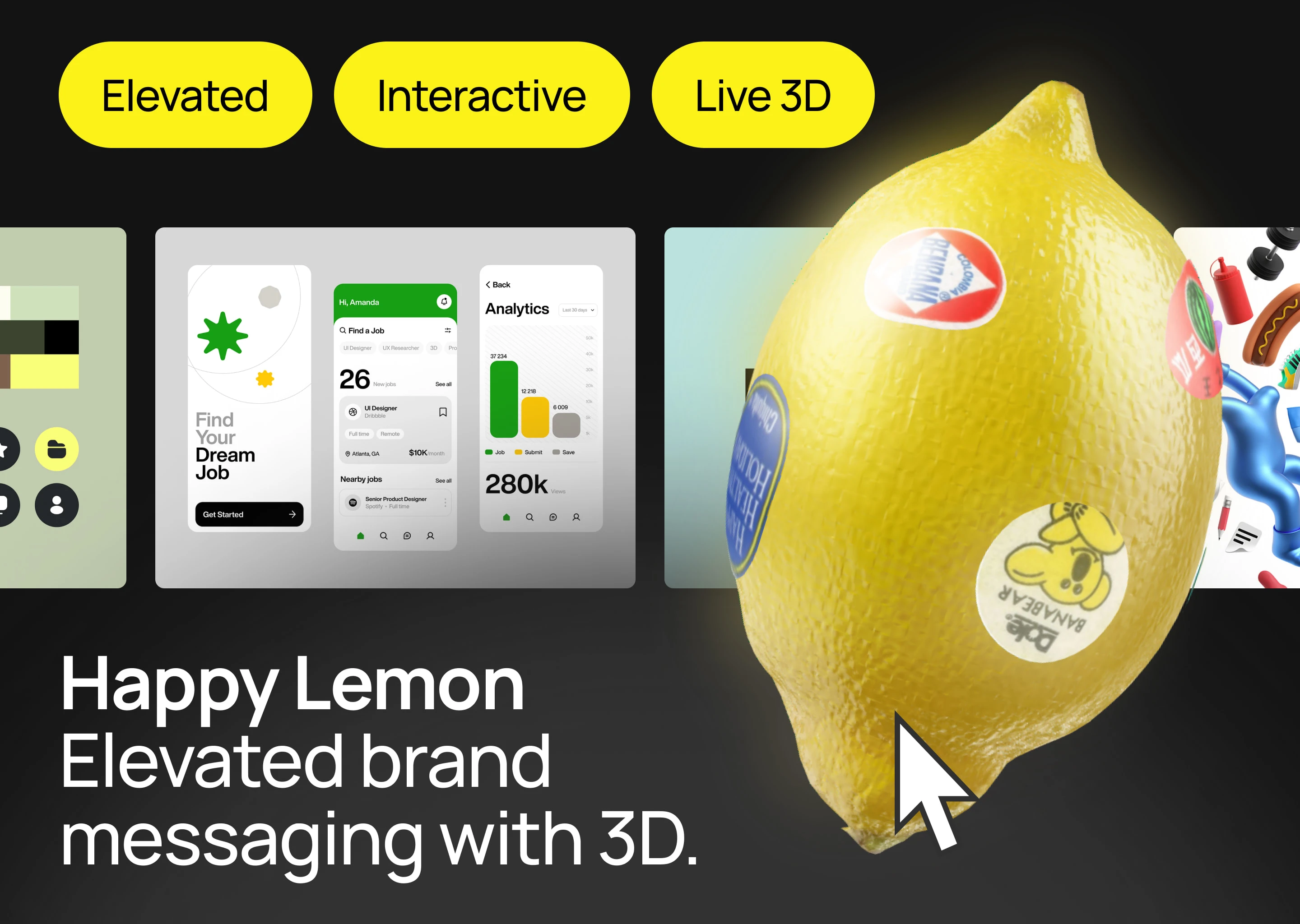 3D Interactive Lemon