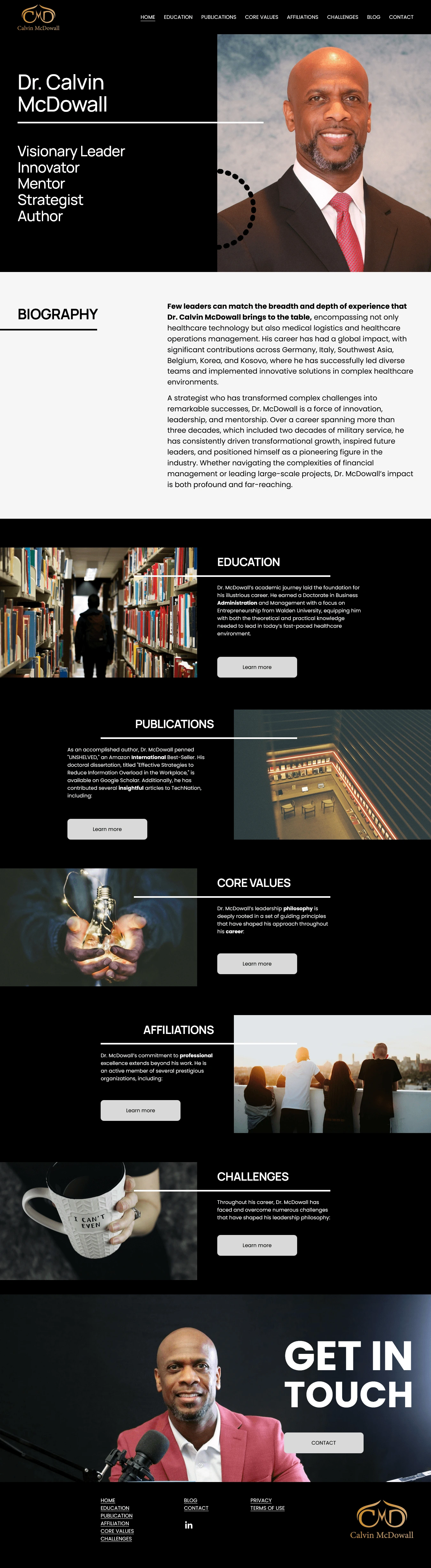 Squarespace website design