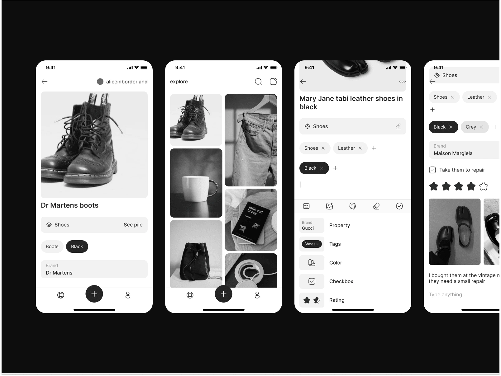 Wireframe examples