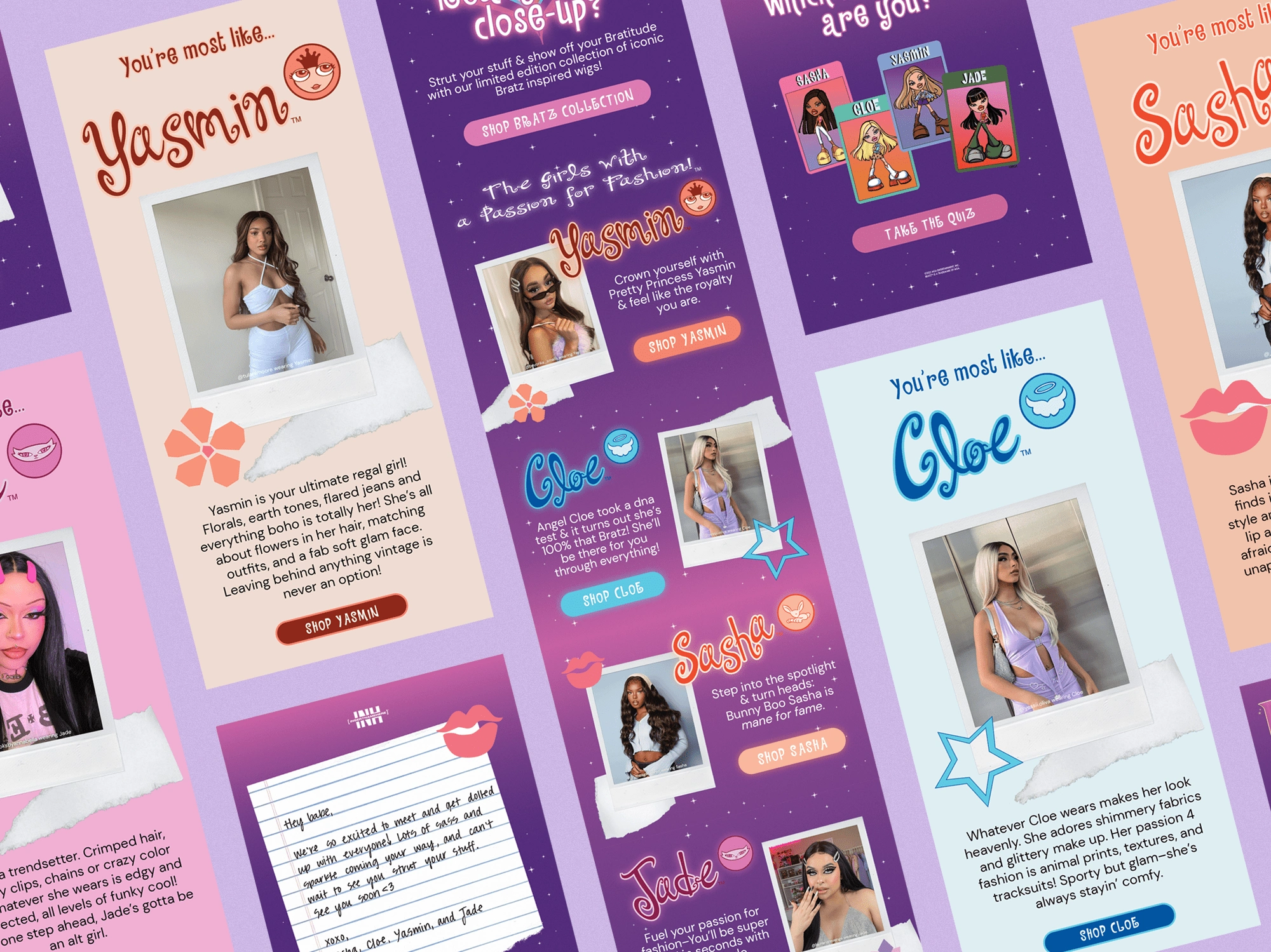 Bratz × INH Email Marketing Design