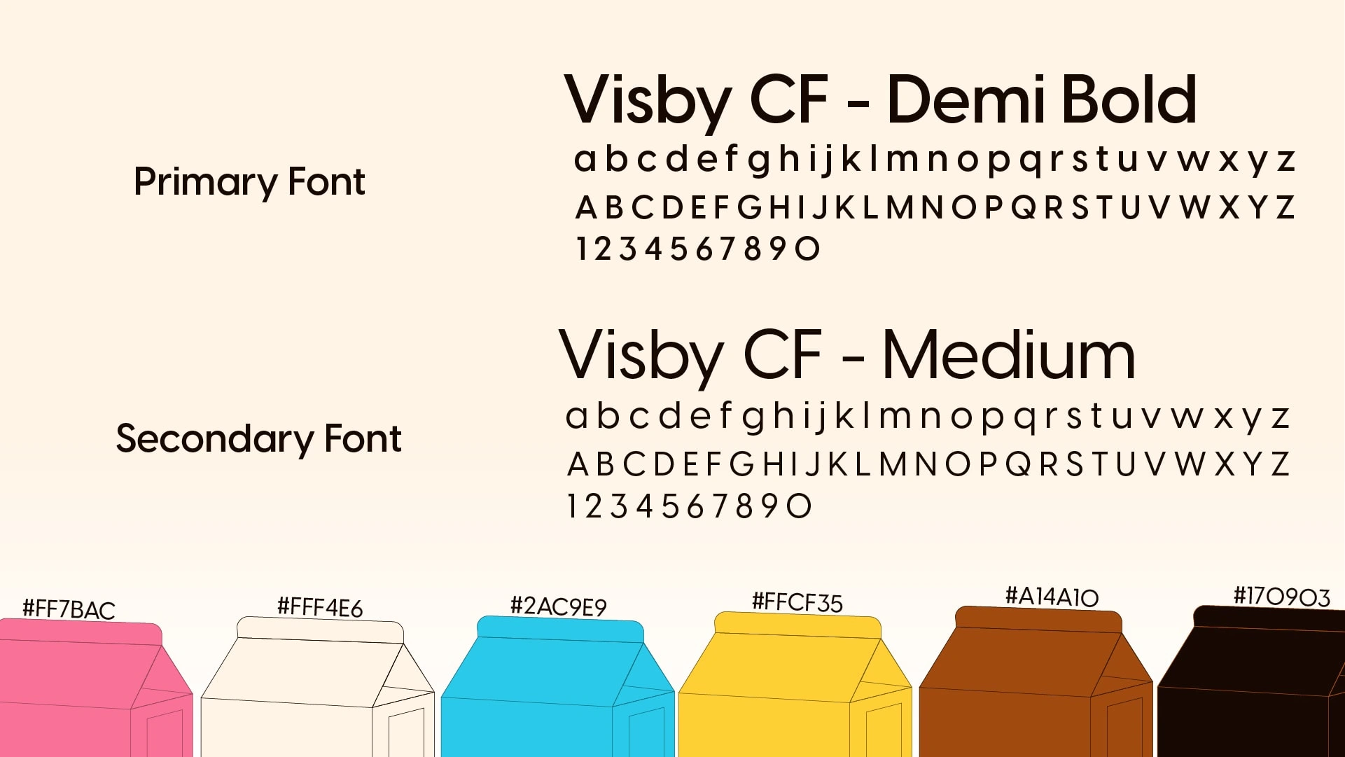 Spilt Milk - Font Pairings & Color Palette