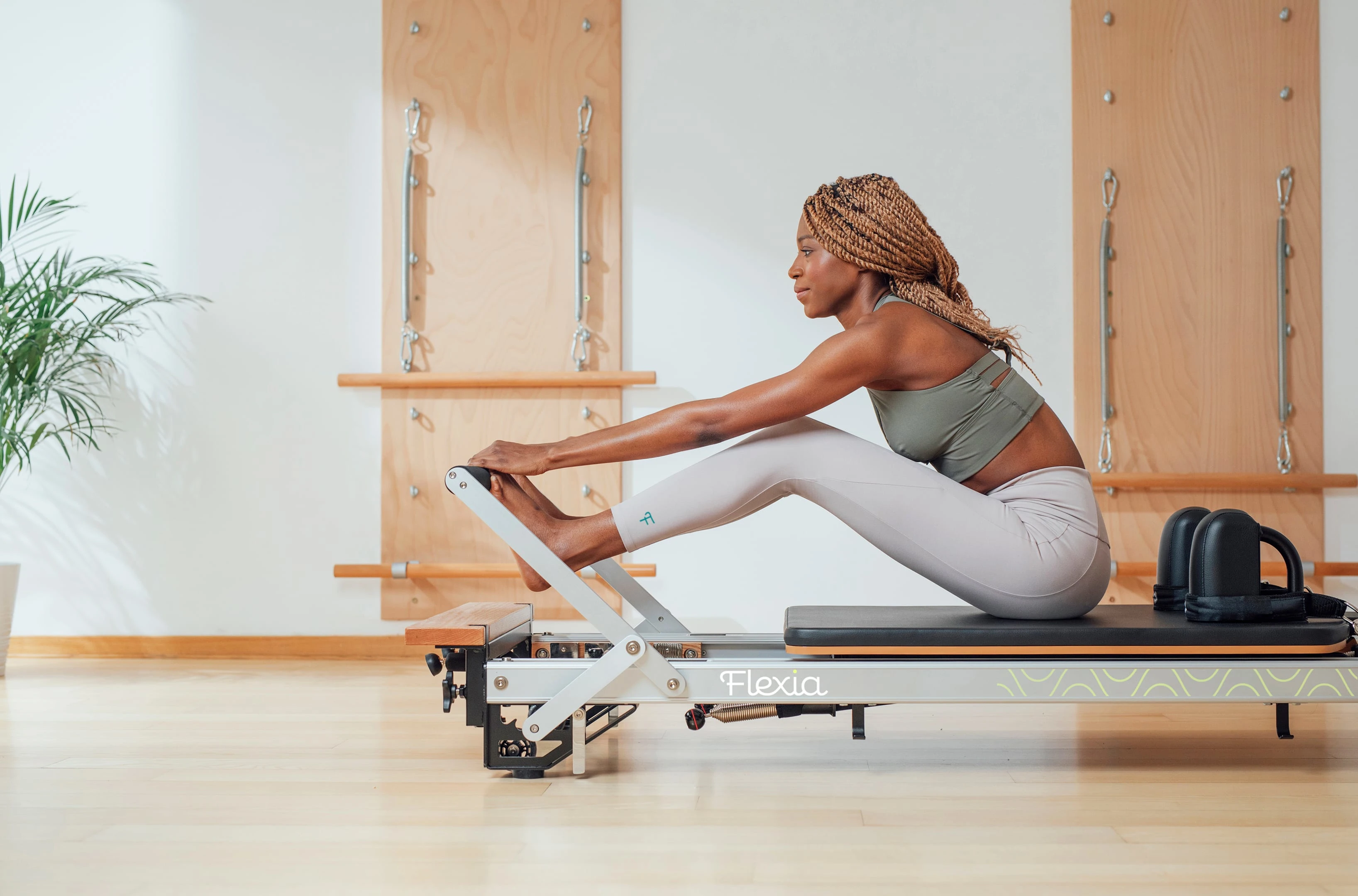 Logo + Pattern on Workout Gear + Pilates Equipment