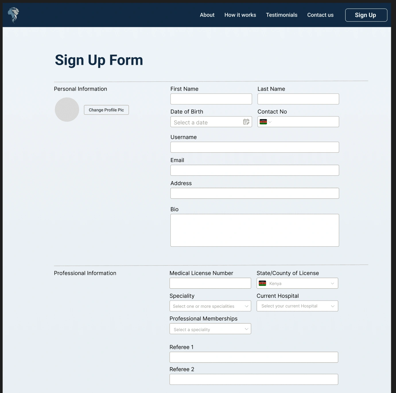 Also designed a functional form component