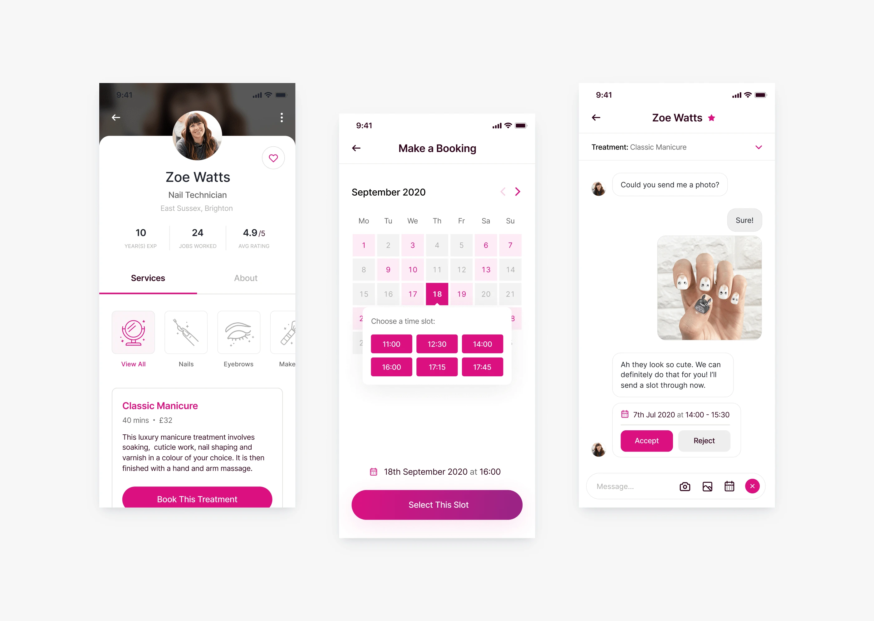 Beautilio App Design