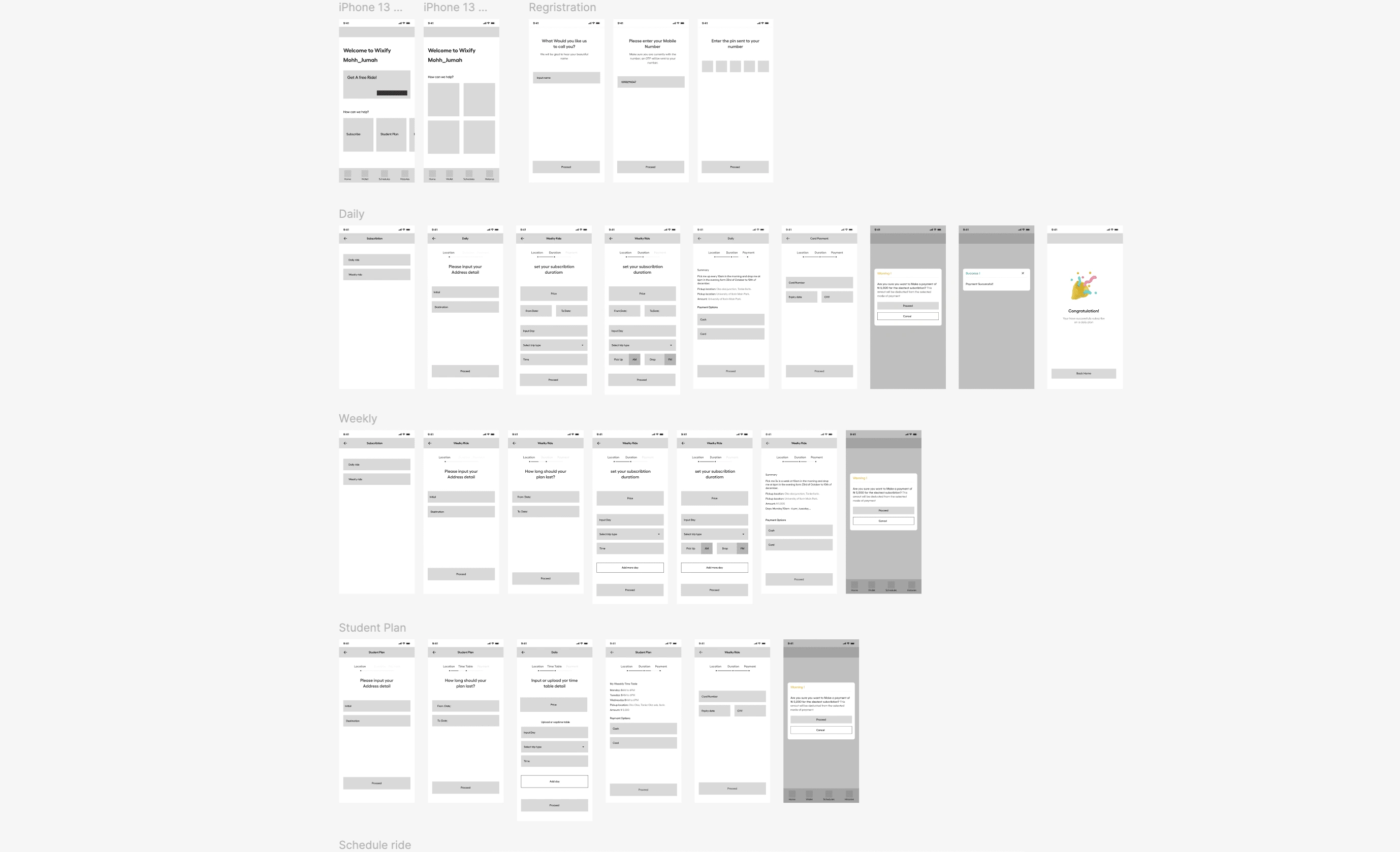 WIreframes