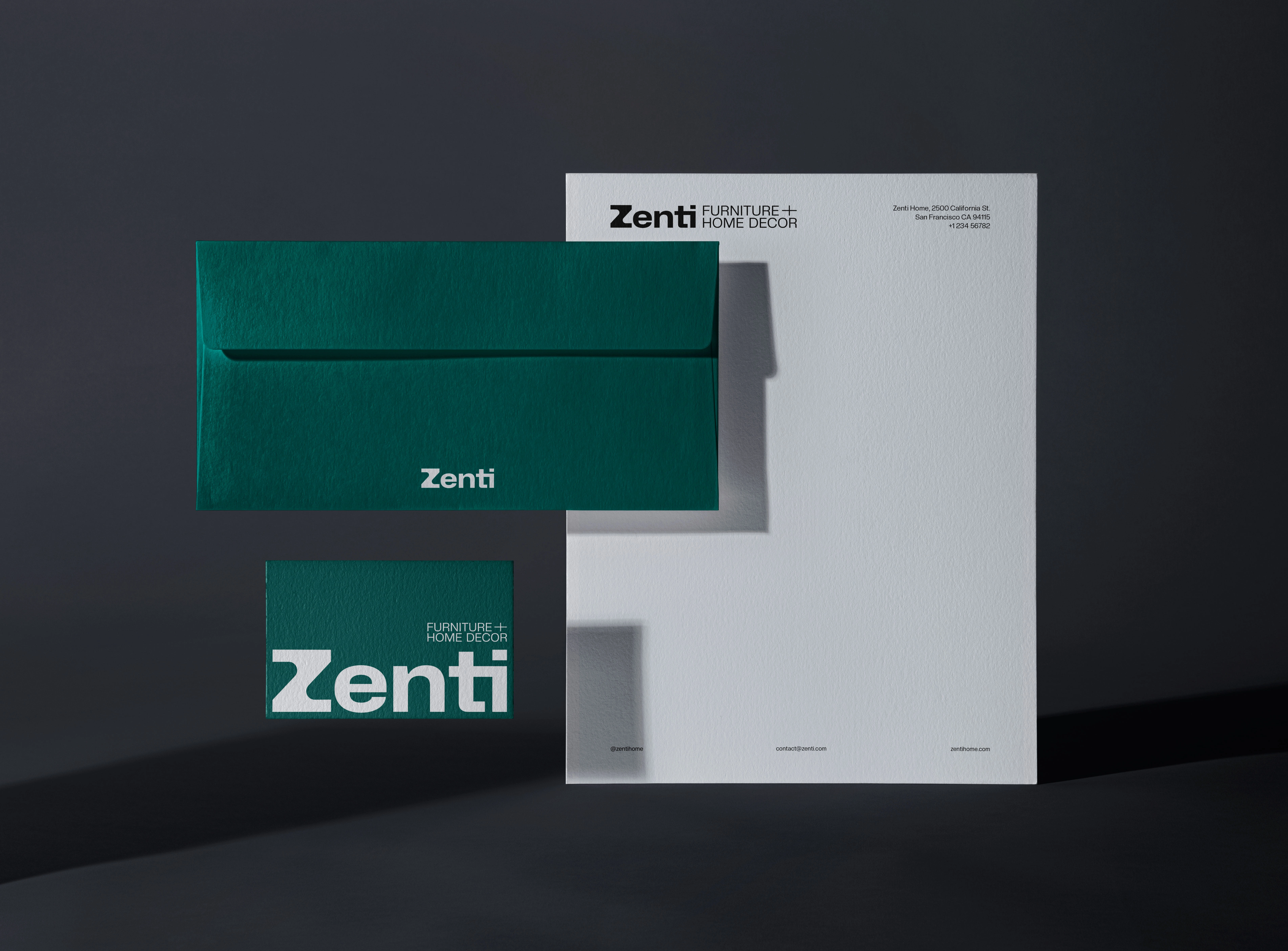 Brand Collateral, Business Card, Letterhead, Envelope