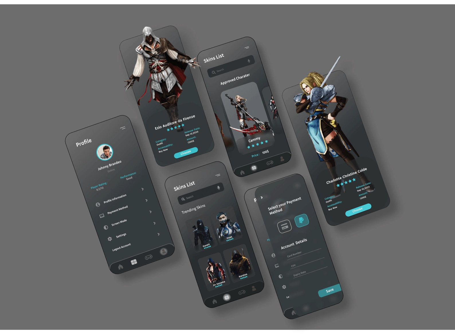 Gaming App Design