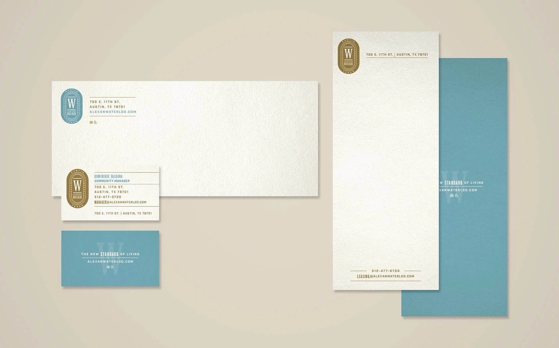 Stationery design.