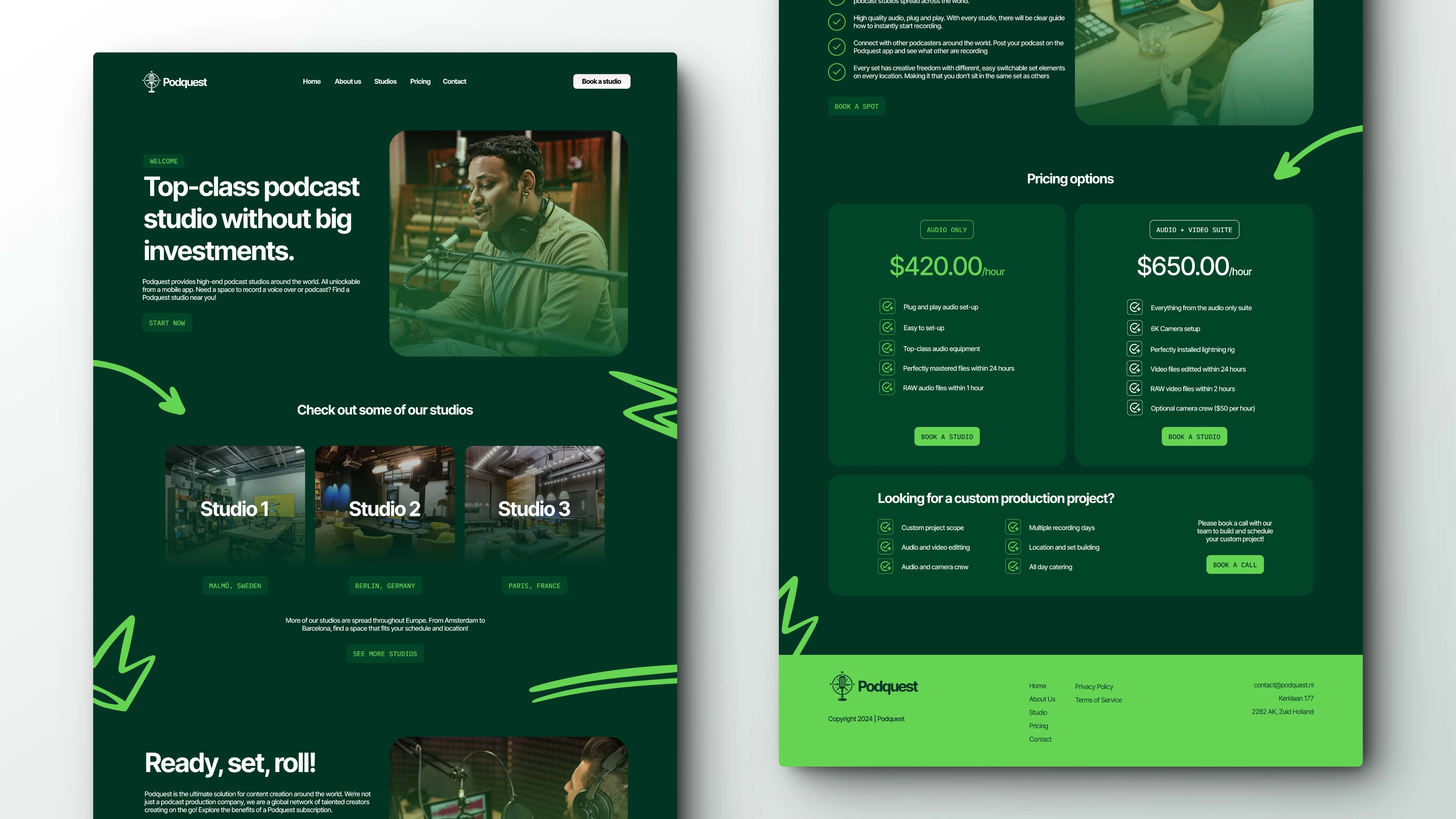 Website design