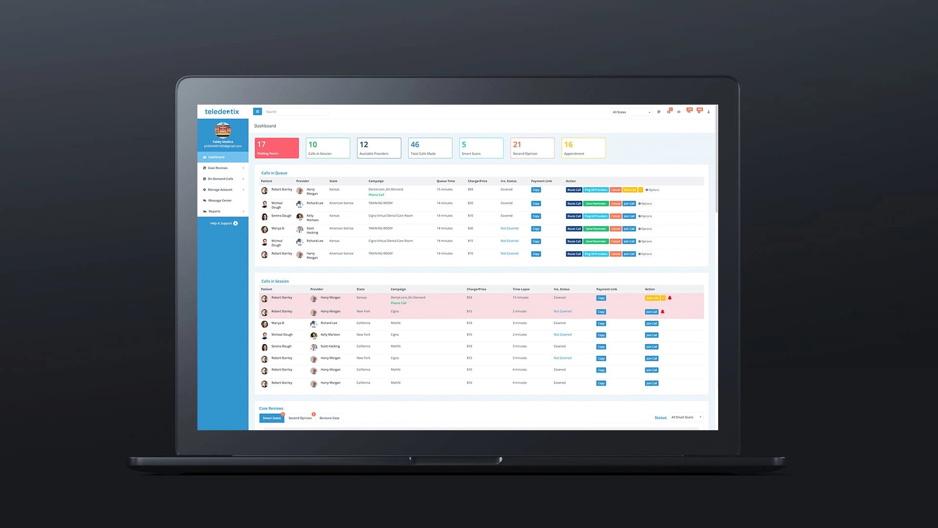 Viratual Patient Assistant Dashboard