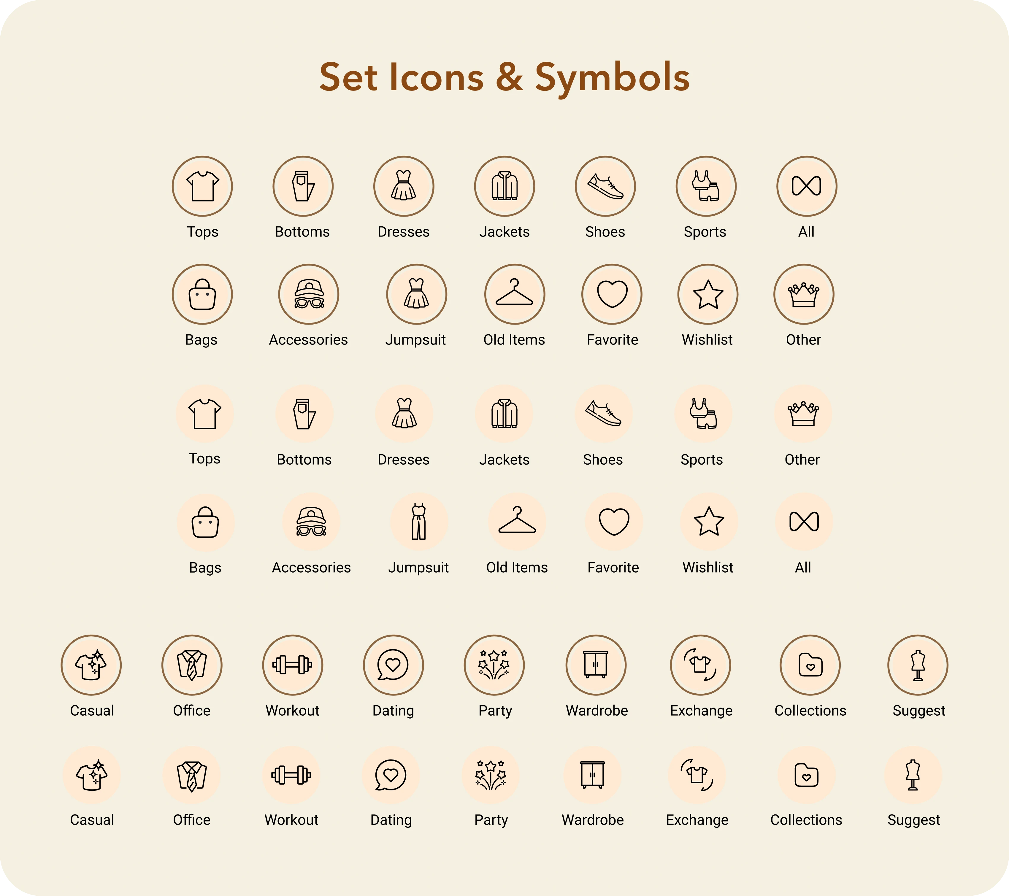 Set Icons & Symbols