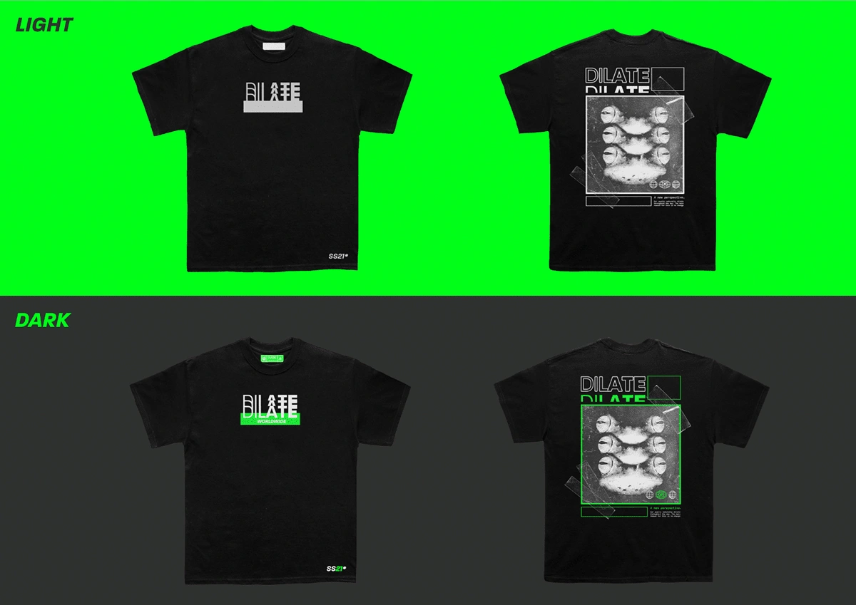 DILATE - Unisex T-Shirt Graphic Design