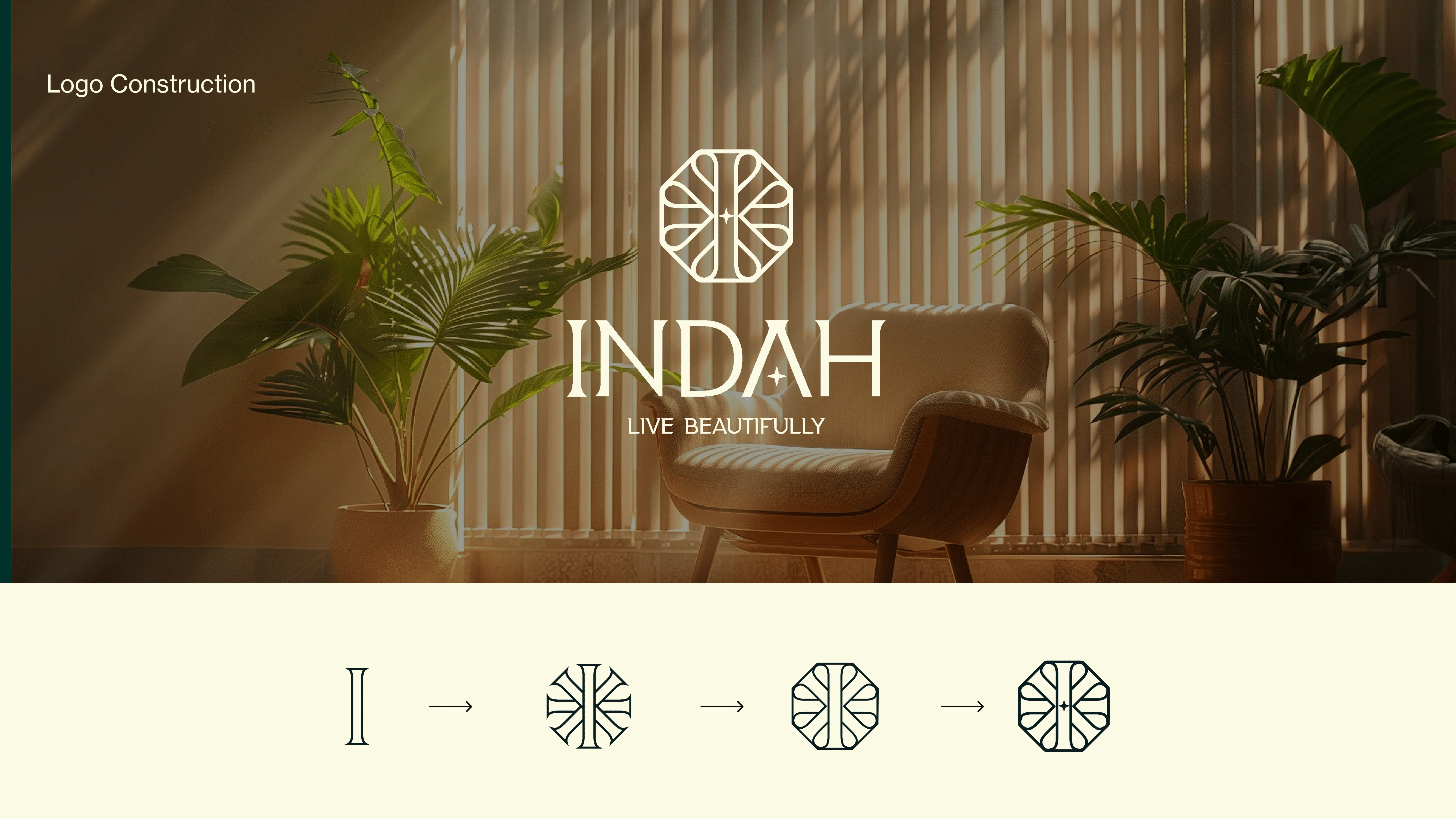 A symbol of precision and sophistication, the favicon captures the spirit of INDAH in every detail.