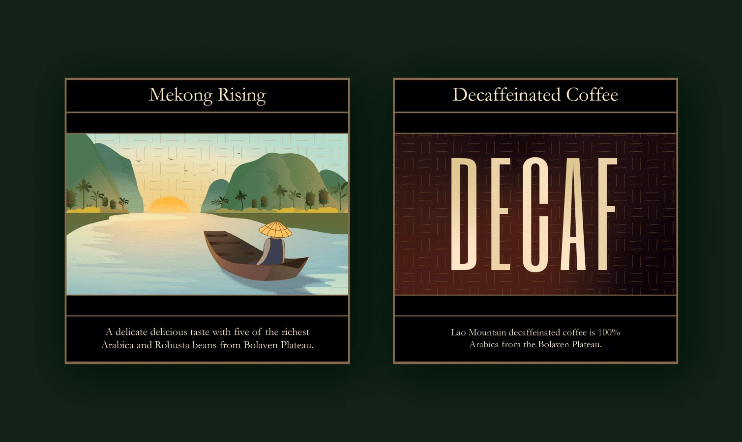 Mekong Rising and Decaffeinated Coffee