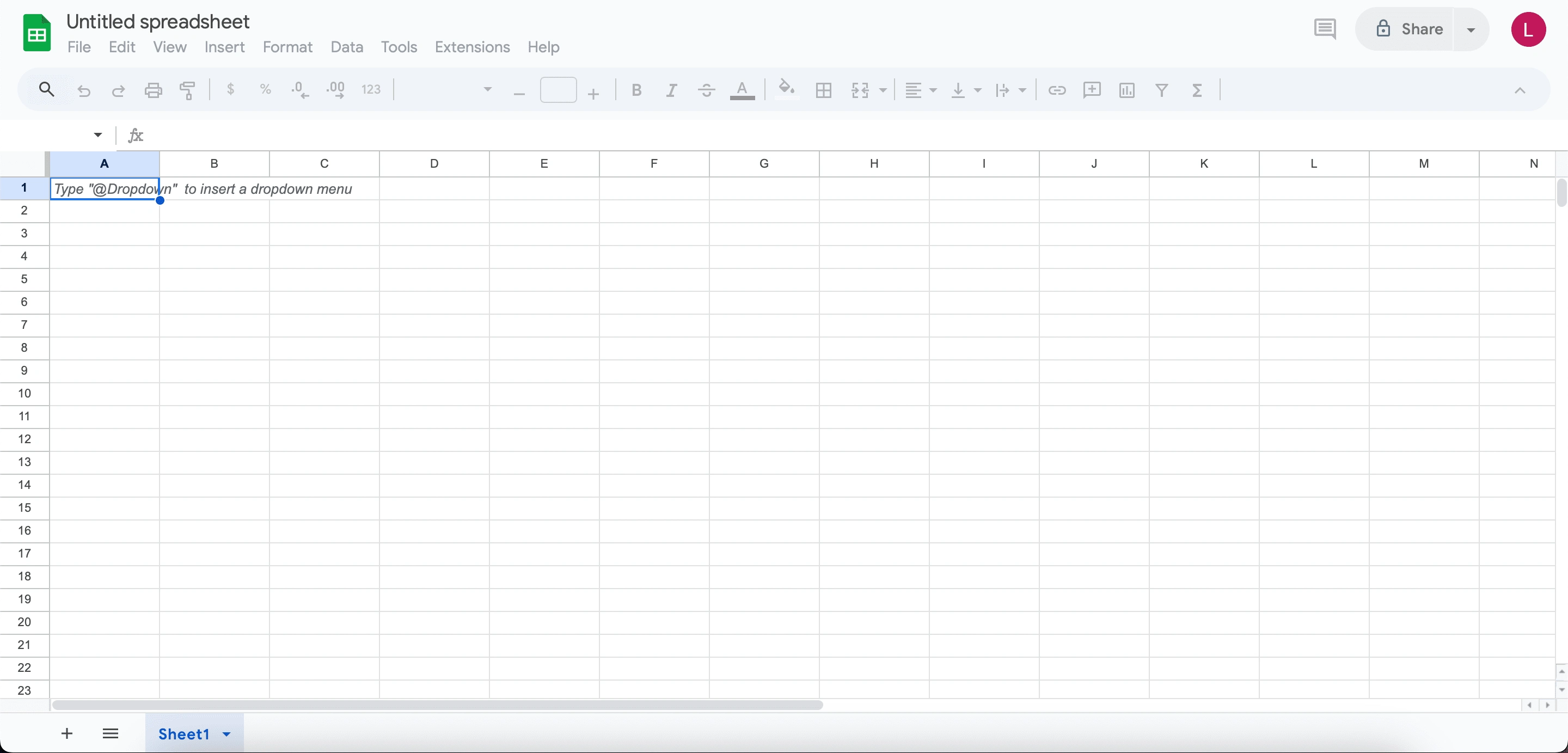 Google Sheets