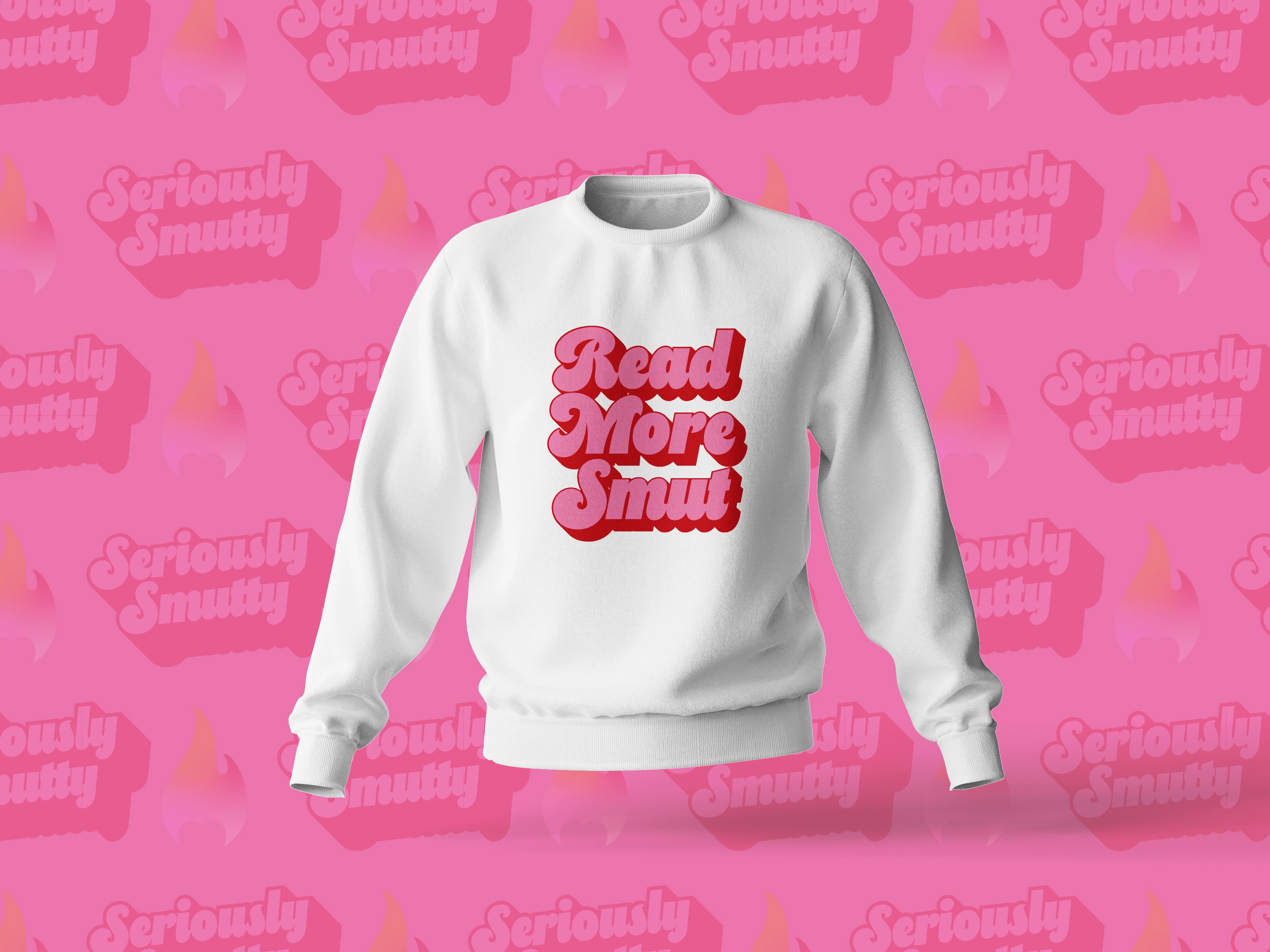 Sweatshirt Mockup with Pattern Background