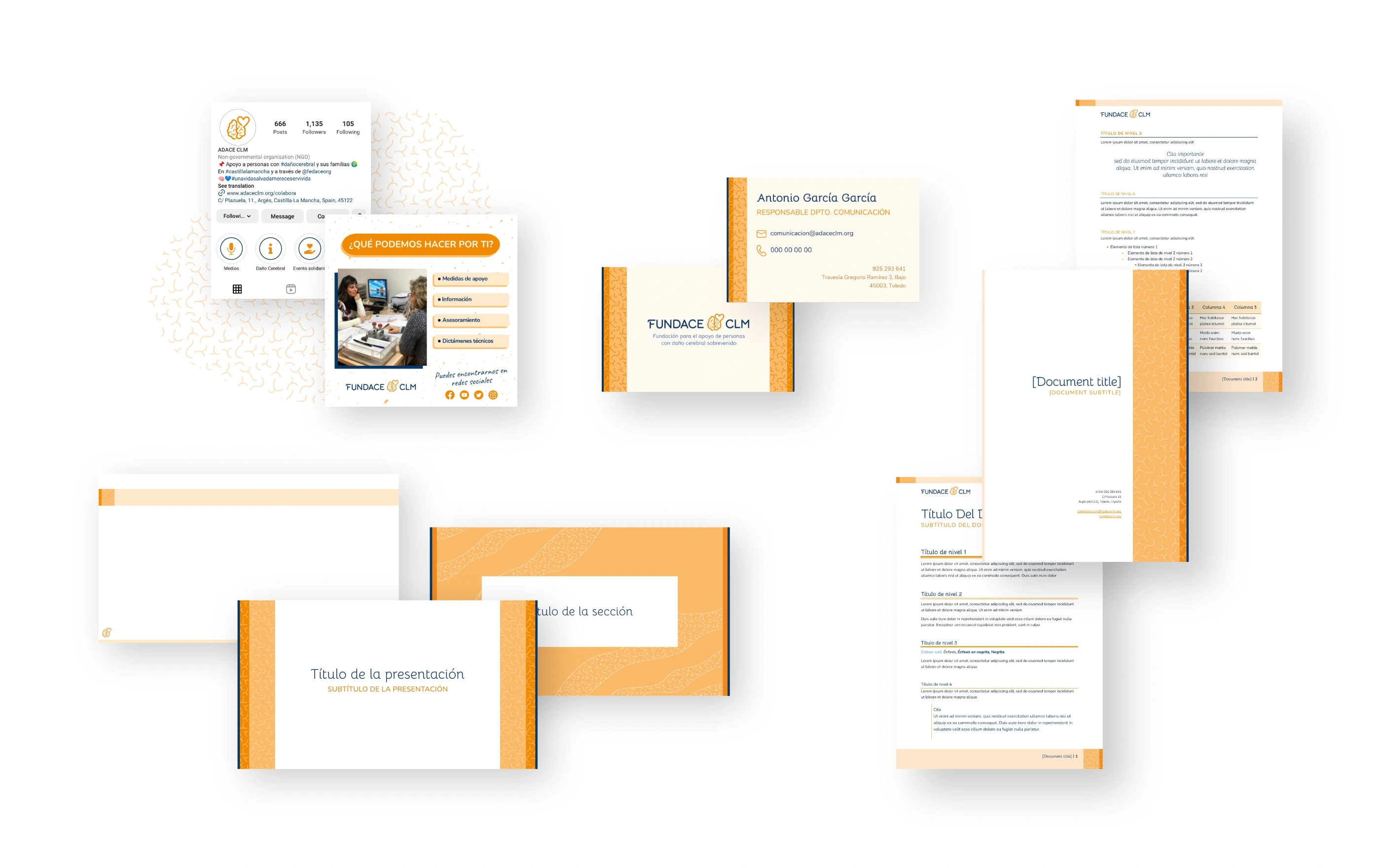 Design collaterals and templates for social media (Canva), documents (Word) and presentations (PowerPoint)