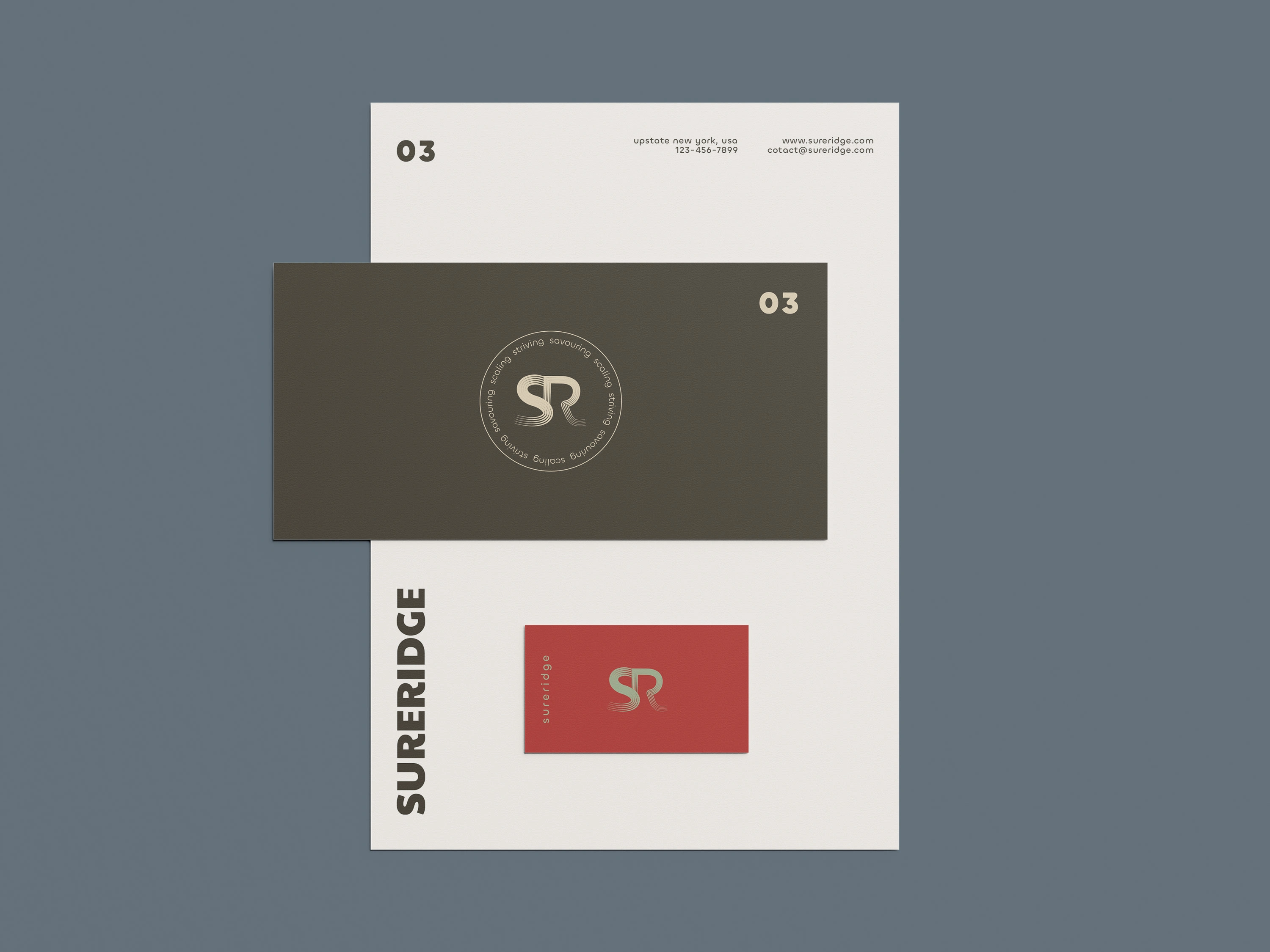 Sureridge Brand Idenity - Stationary