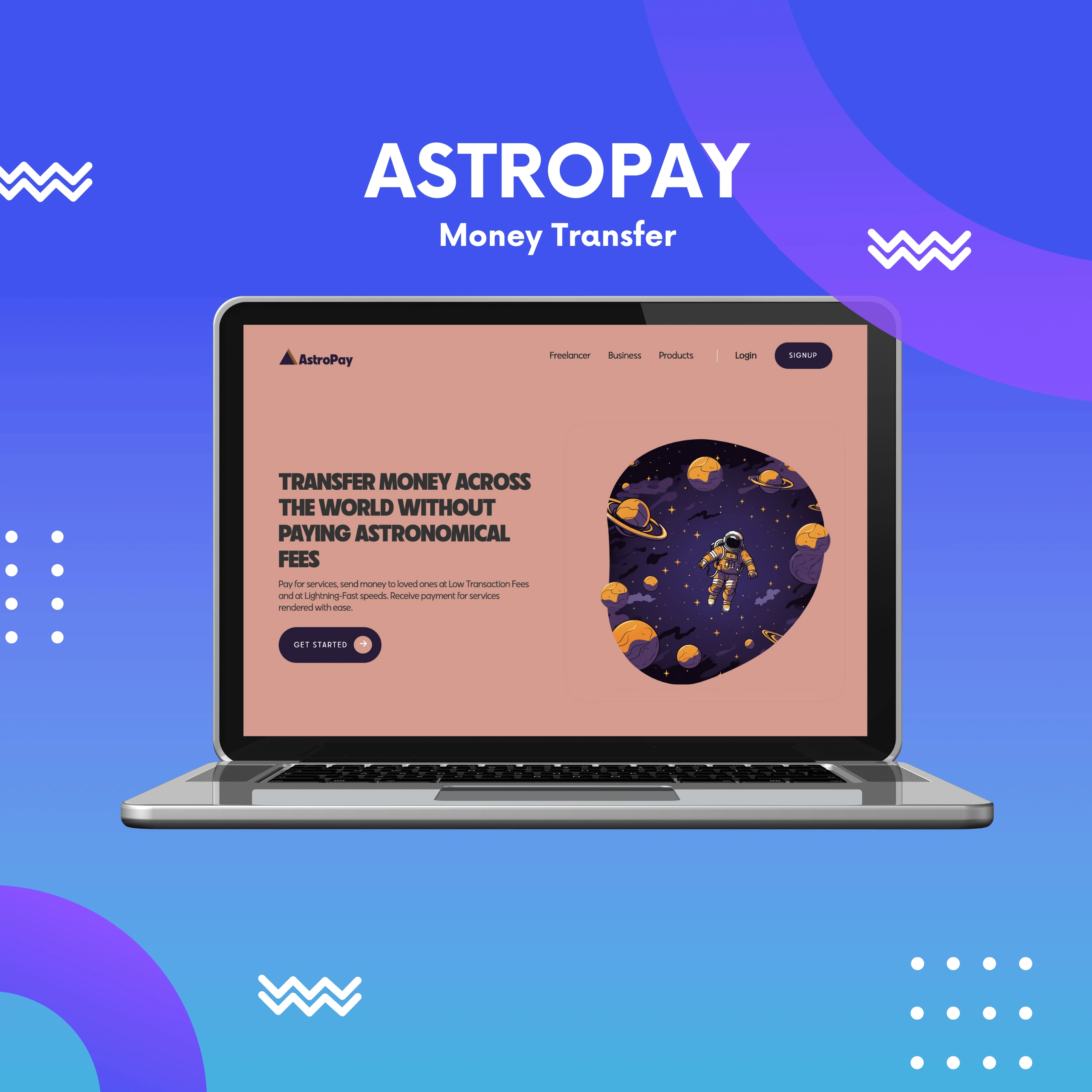 Astropay mockup