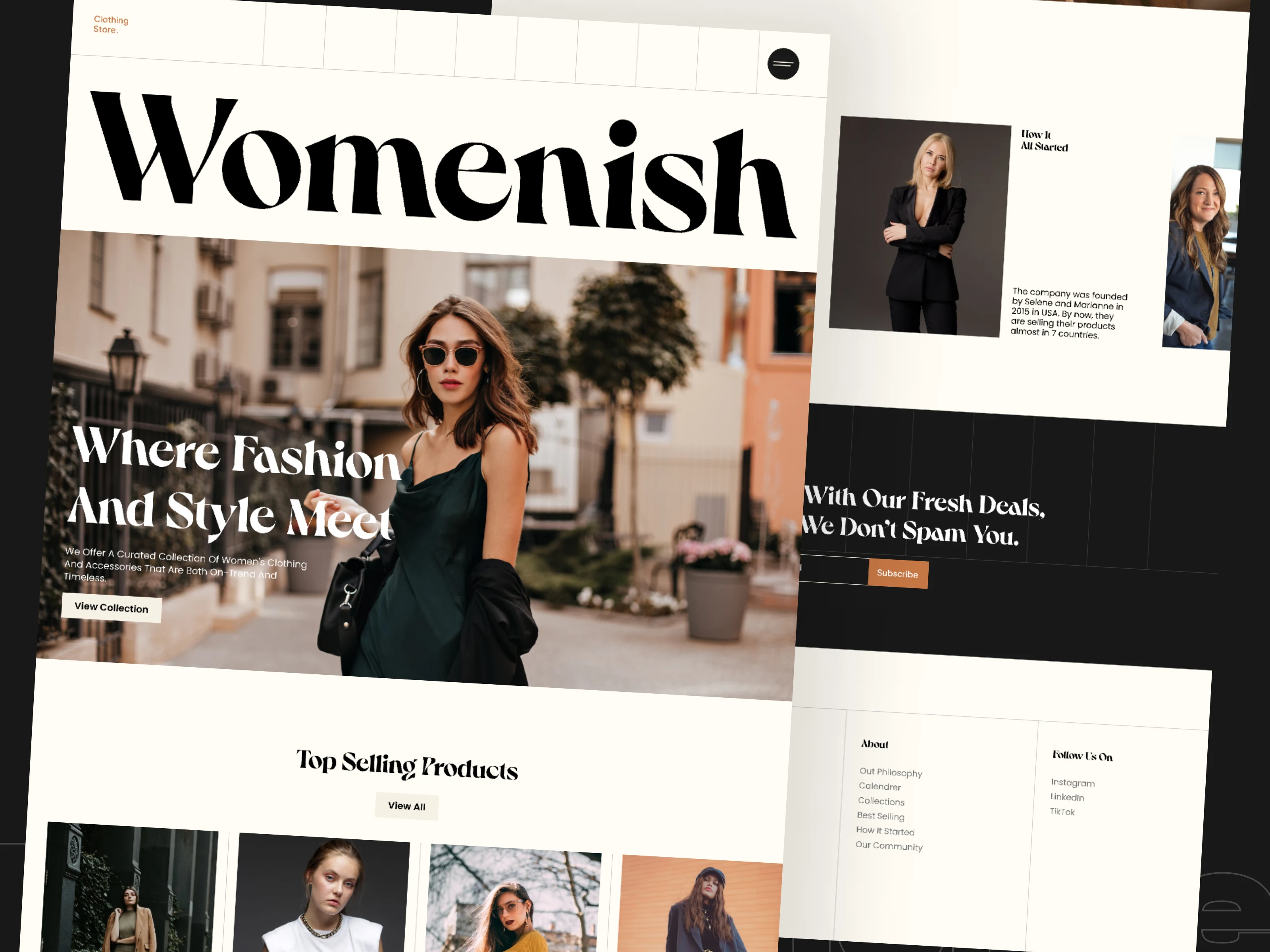 Womenish E-commerce Store